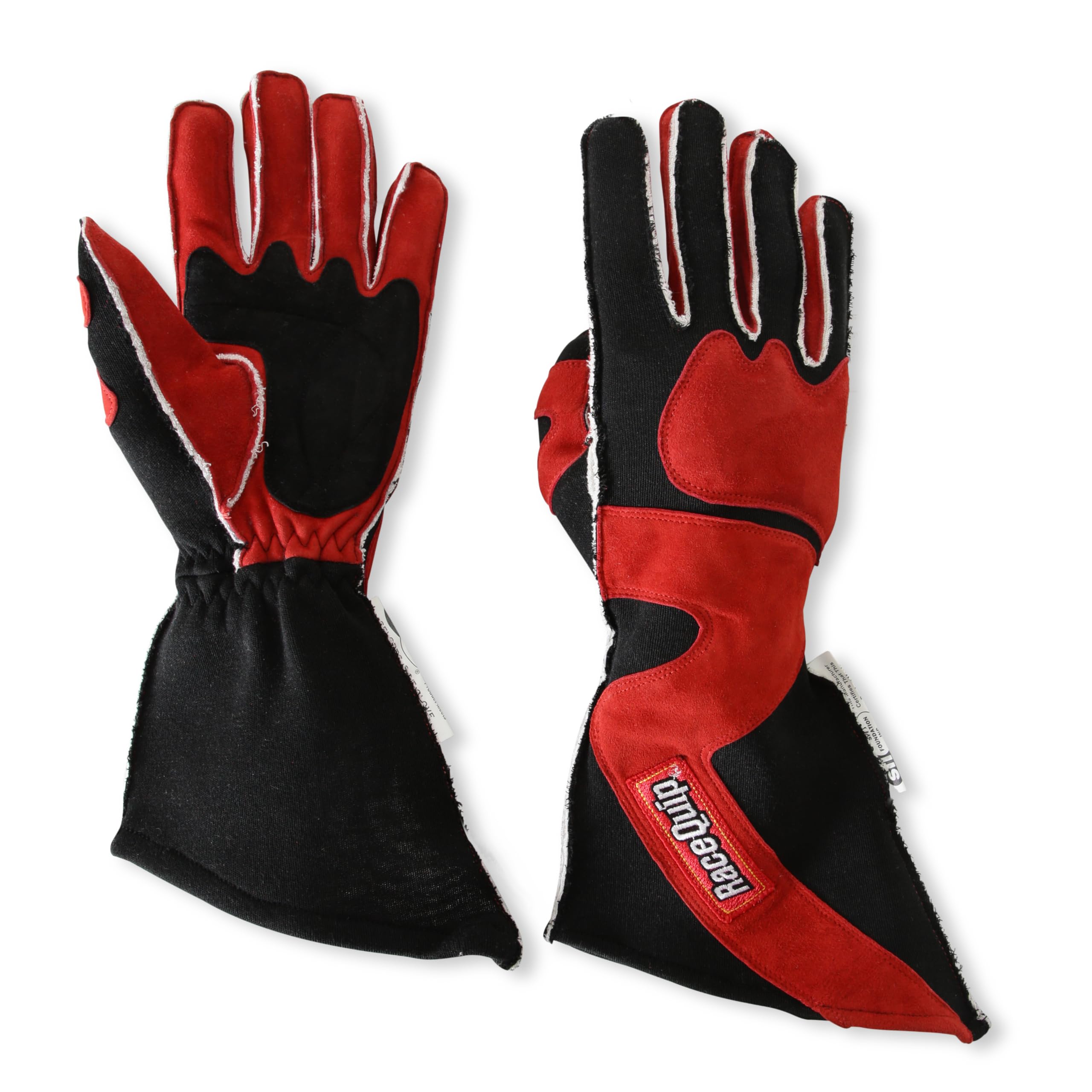 359105RQP RaceQuip® Driving Gloves 359 Series - SFI 3.3/5 - Red/Black - Large