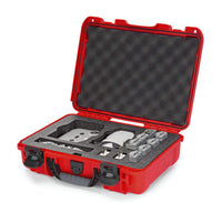 Waterproof Nanuk 910 Carry-on Hard Case with Foam Insert for DJI Mavic Mini 2 Fly More - Red