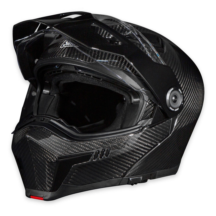 Journey Simpson Bandit Motorcycle Helmet - Carbon - 2XL | Off Road Dirt Bike UTV Motocross ATV | Modular Full-Face Flip Up | Clear Pinlock Anti-Fog Visor Shield | DOT ECE Certified (JBC2X)