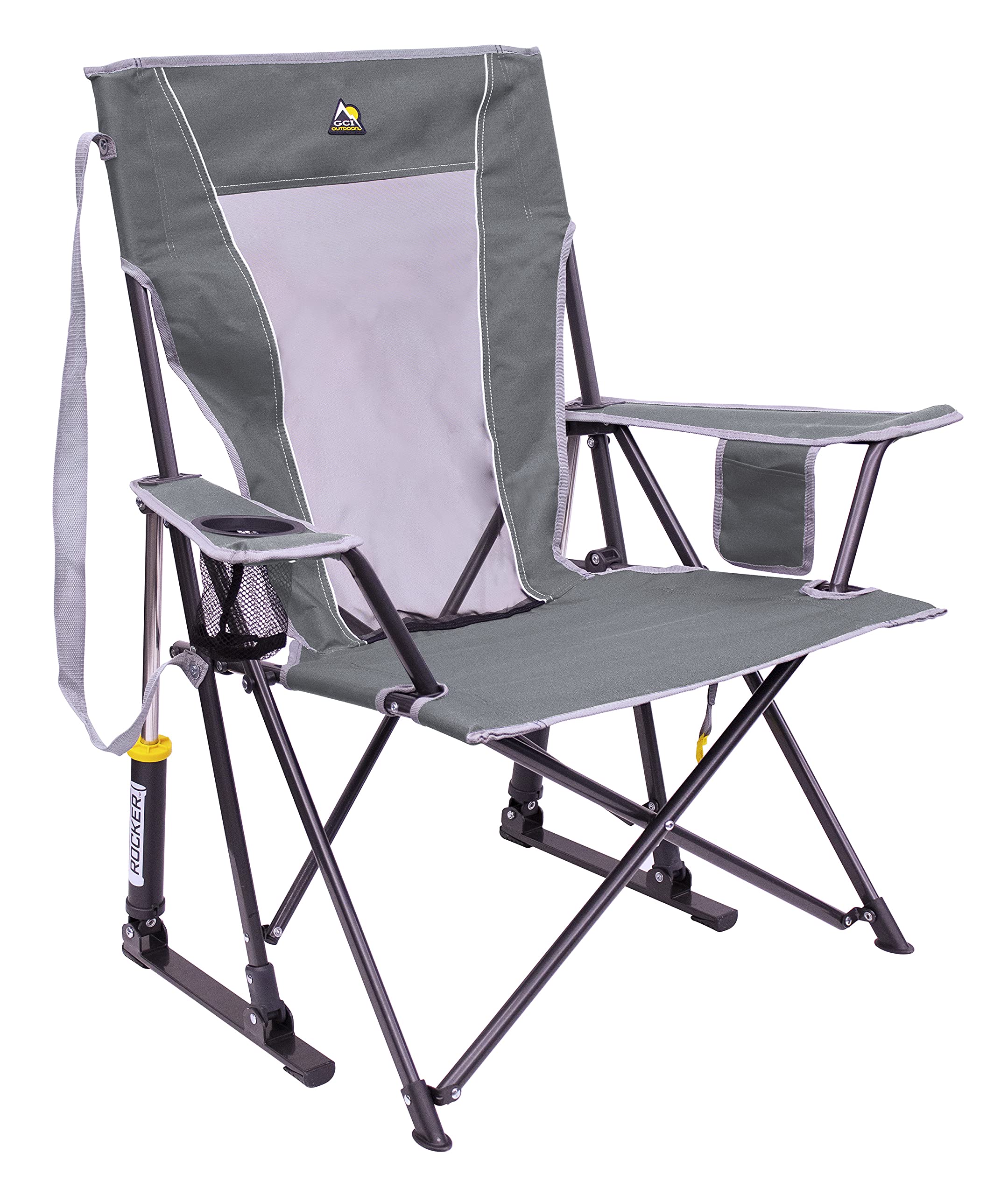 GCI Outdoor Rocking Chair Comfort Pro with Beverage Holder Outdoor