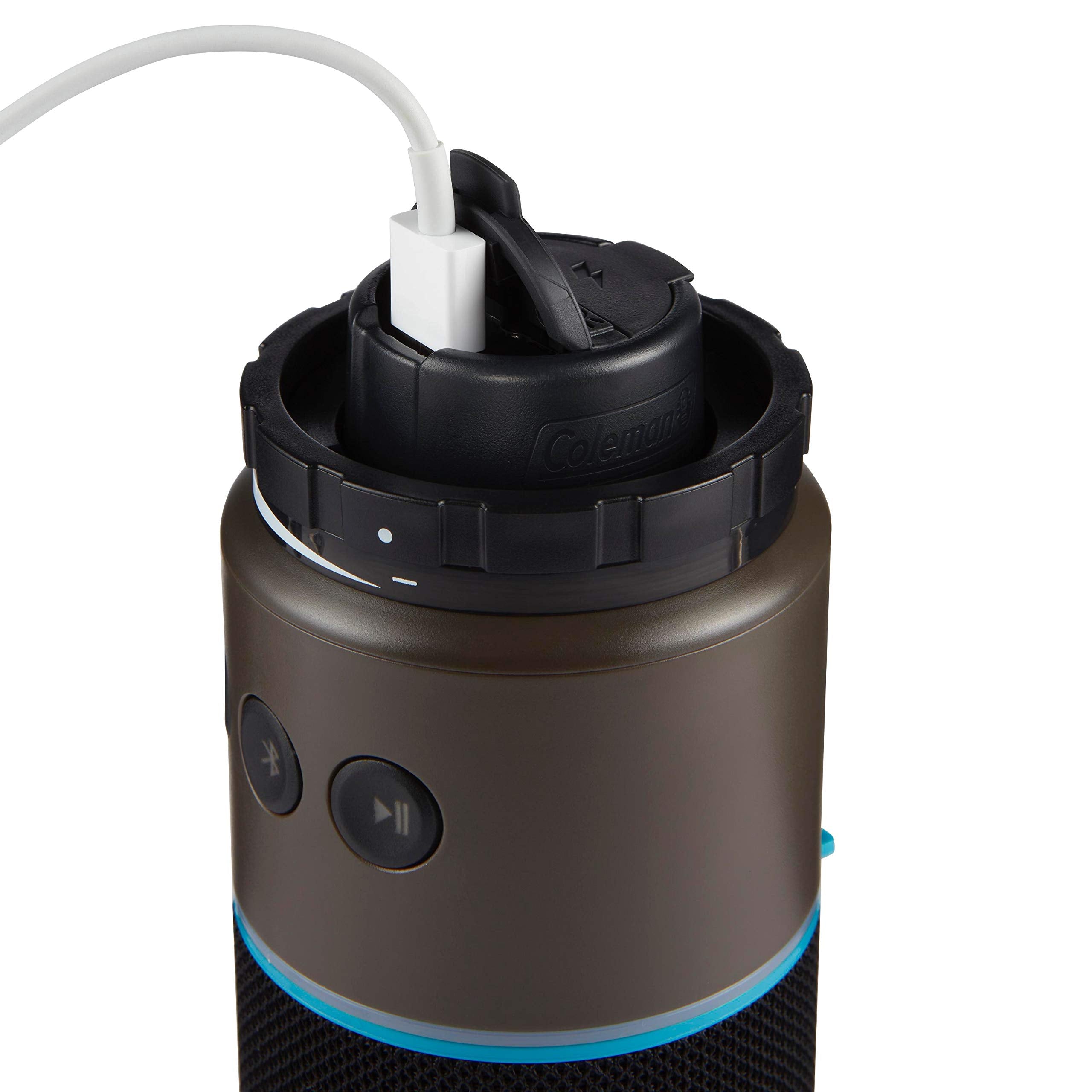 OneSource Coleman Rechargeable Camping Gear Set: Camp Shower, Cordless Vacuum, Fan, Speaker & Air Pump with Integrated Battery System