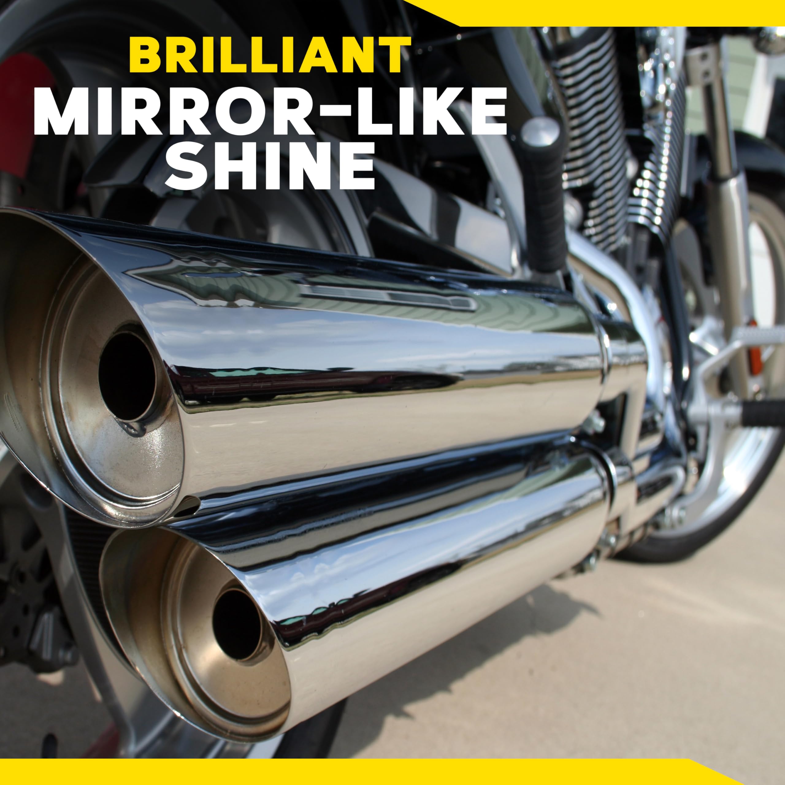 Meguiar's G211606 Metal Polish, Safe for All Uncoated Metals, for a Quick and Easy Clean Removes Stains and Swirls, Restores Shine, Pairs Well with Our Wheel Polisher Tool, 6 Oz