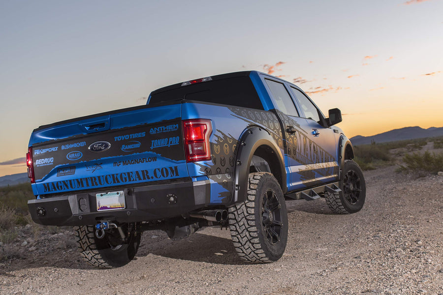 Alumilite Rear Bumper ICI Aluminum Bumpers Compatible with 2015 - 2021 Ford F-150