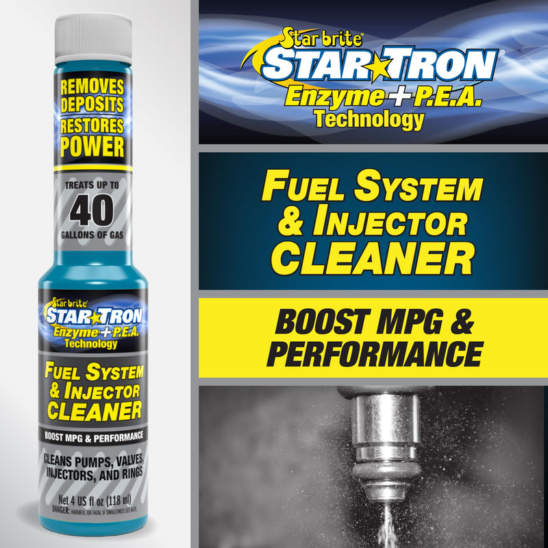 Star Tron 096604 Fuel System and Injector Cleaner - 4 oz. STAR BRITE