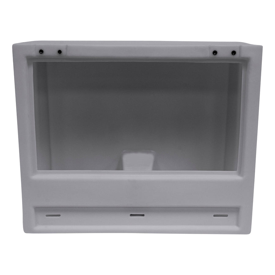 8WD95-1B-221 Wise DLX Series 28" Pontoon Bench Seat - Base Only - Grey