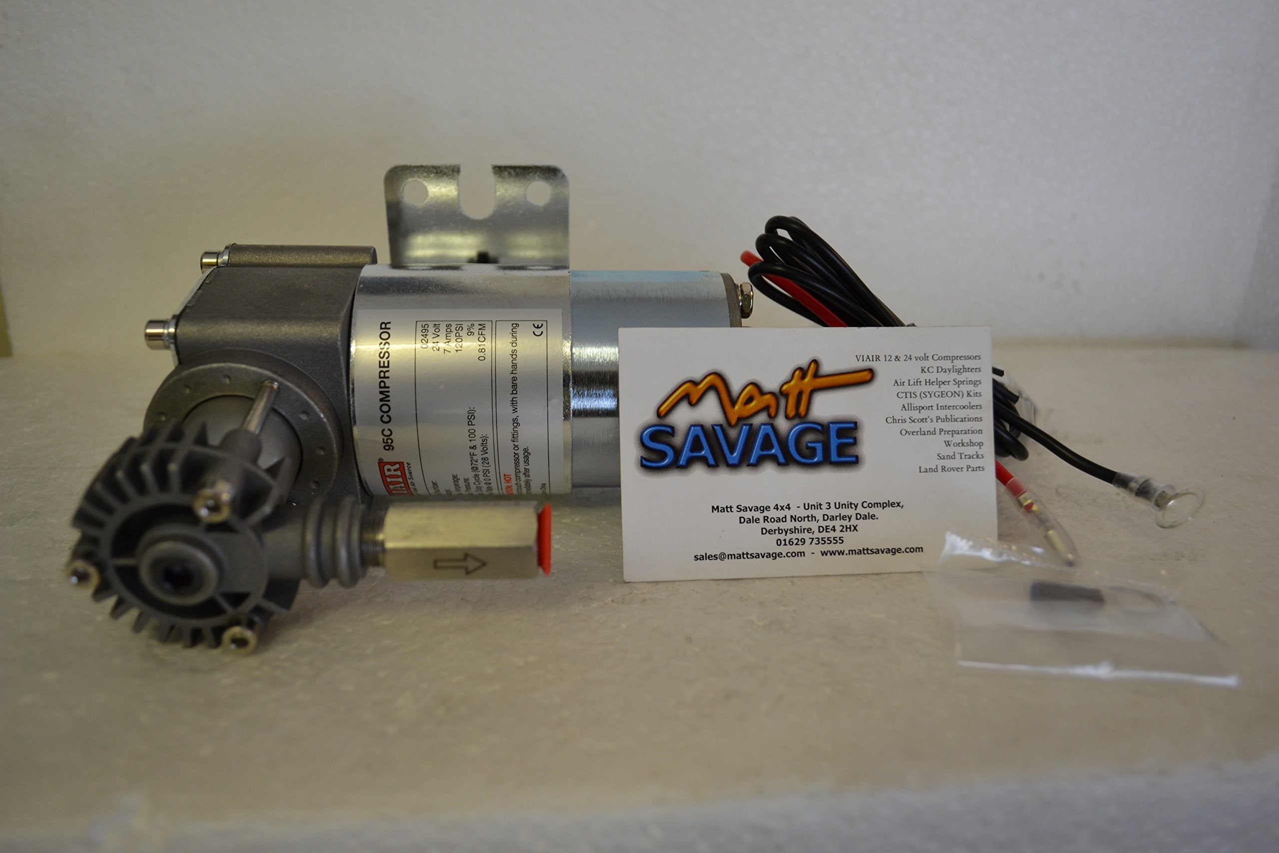 24V Viair 95C Air Compressor. 120 PSI, 1.03 CFM (P/N 02495)