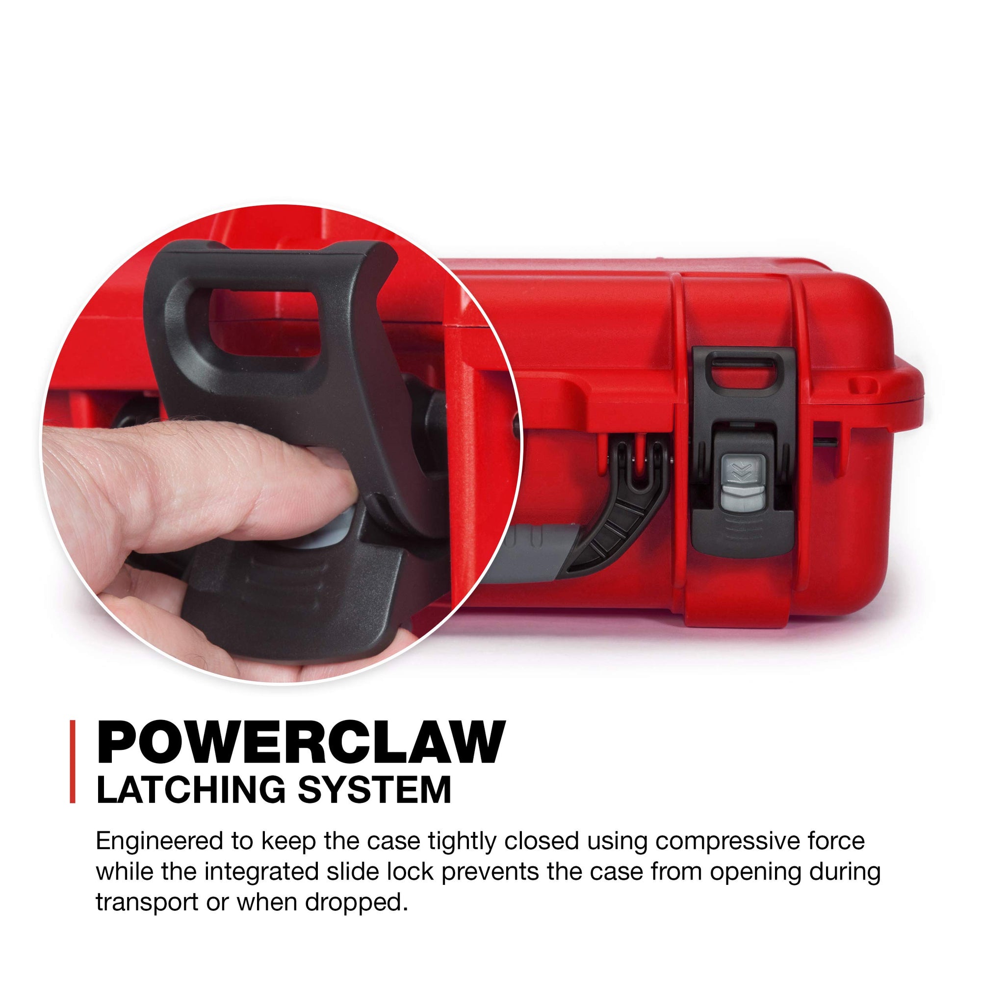 Waterproof Hard Case Nanuk 920 with Custom Foam Insert for Sony A7R Size Camera - Red (920-ESON9)