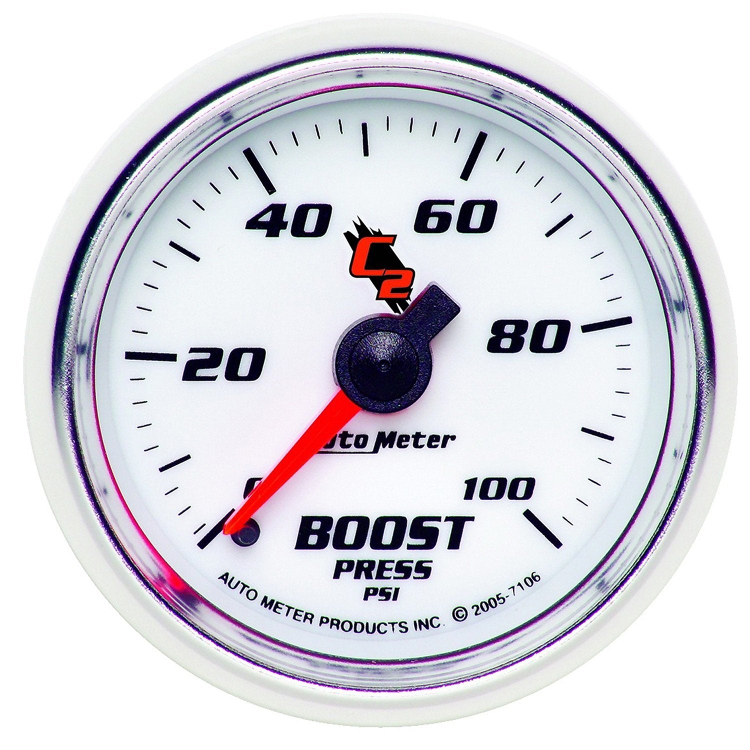 C2 Auto Meter 7106 Mechanical Boost / Vacuum Gauge