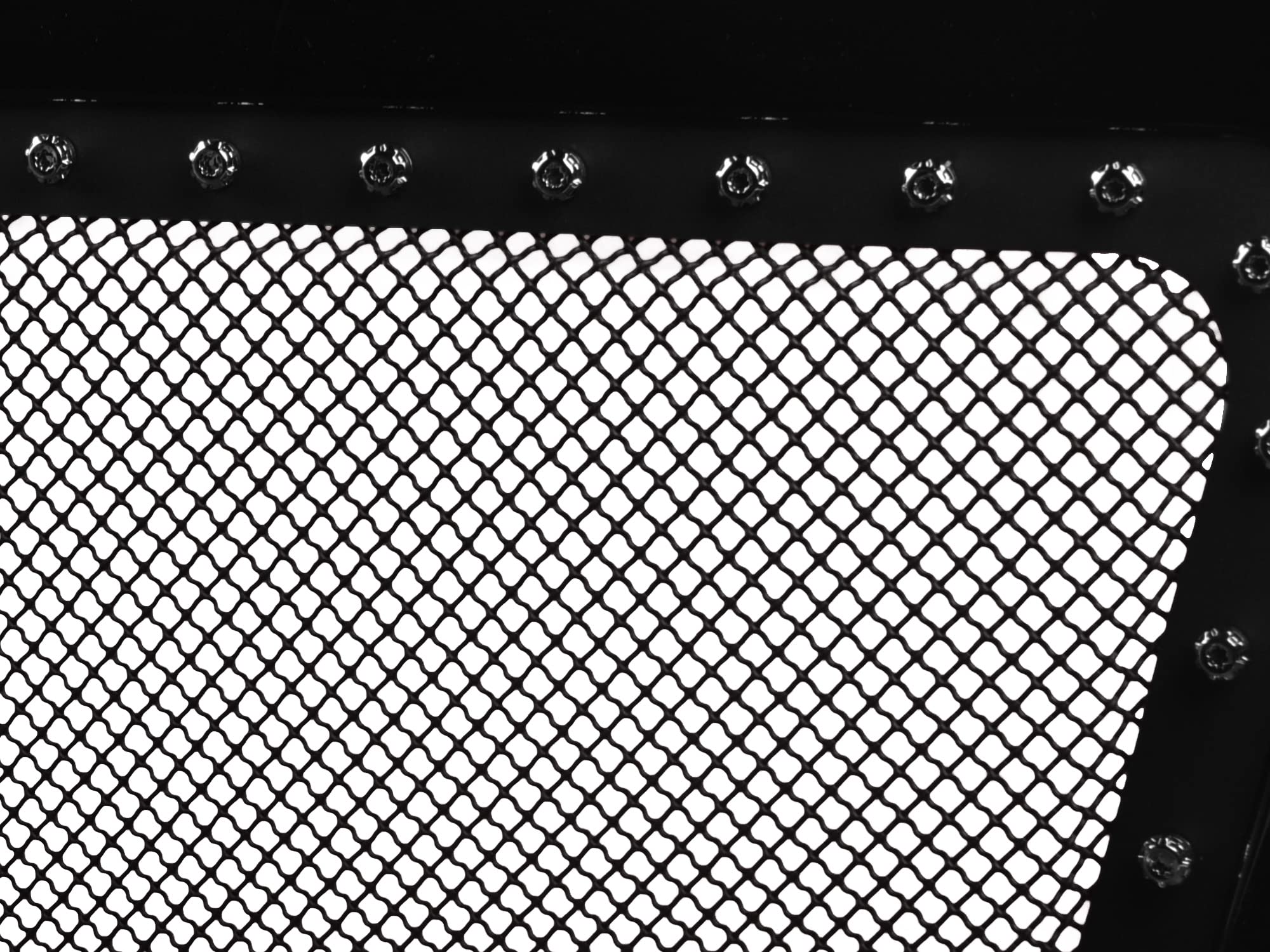 Studded Mesh Grille Armordillo USA Fits 2004-2008 Ford F-150-Gloss Black