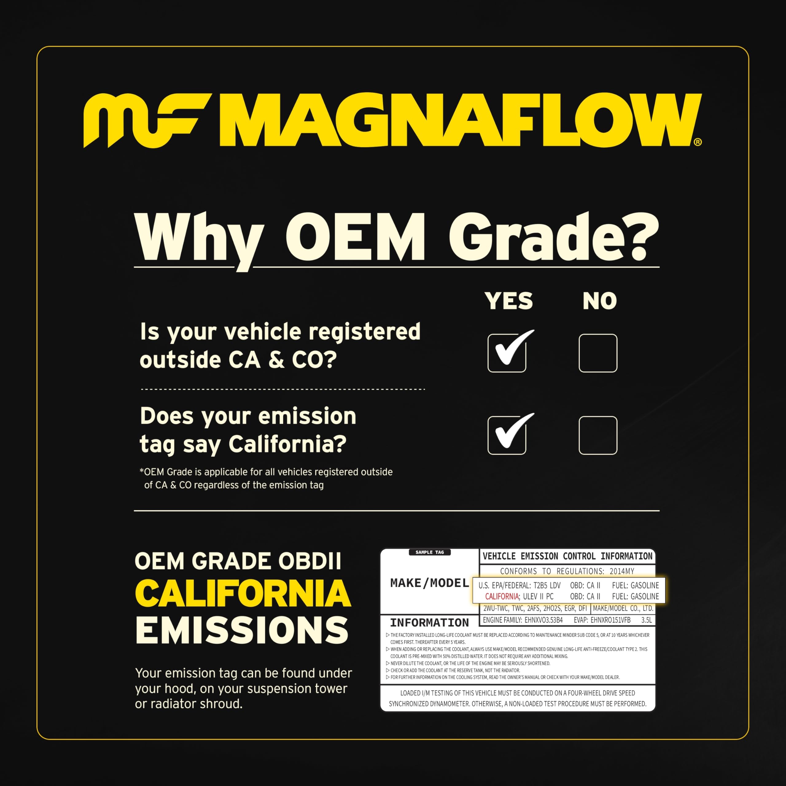 MagnaFlow 52587 Catalytic Converter: OEM Grade, Manifold, For Subaru Crosstrek, Forester, Impreza, Legacy, Outback (EPA Compliant)