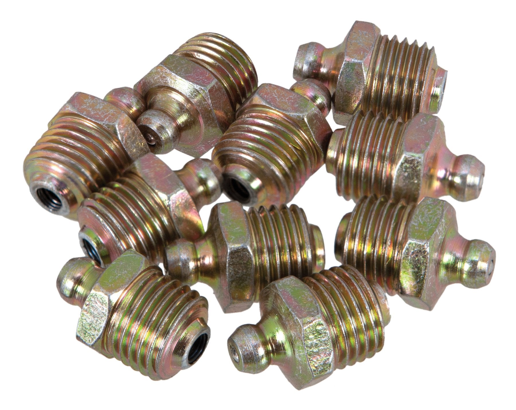 W54258 Performance Tool 1/4-Inch NPT Straight Grease Fitting, 10 Pack