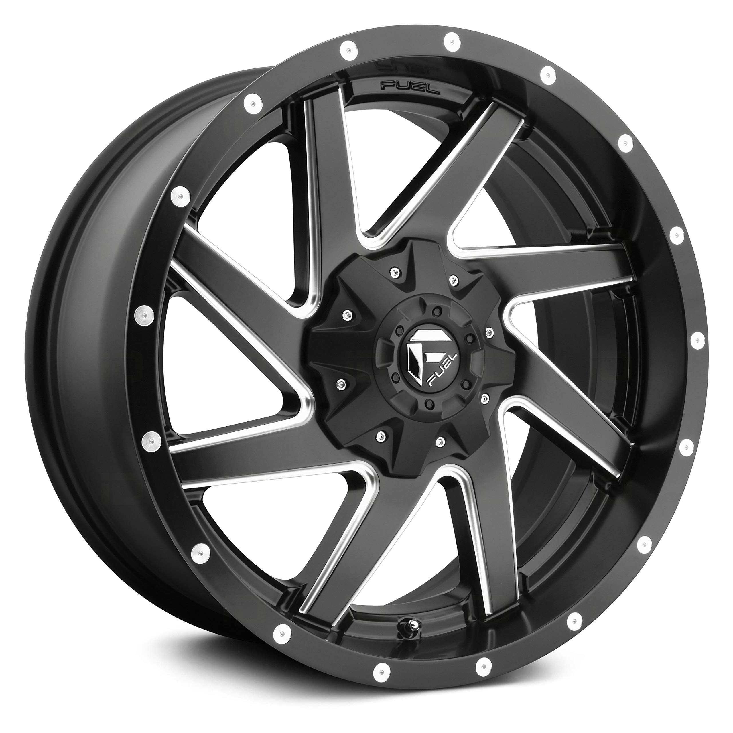 Renegade FUEL D594 Black Wheel with Painted (20 x 9. inches /6 x 135 mm, 20 mm Offset)