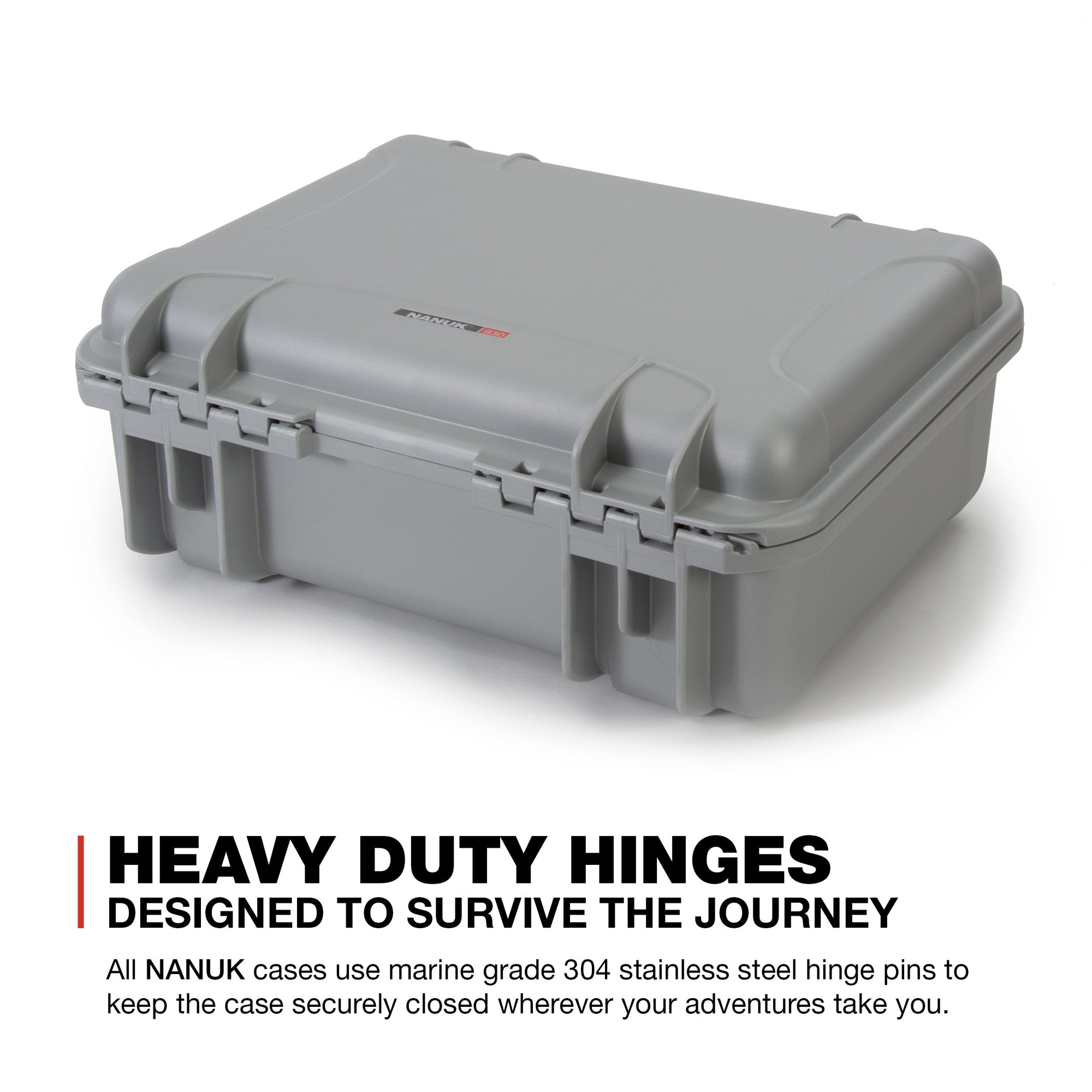 Nanuk Hard Case Waterproof with Foam Insert for DJI Ronin RSC 2 and Pro Combo Version - Silver