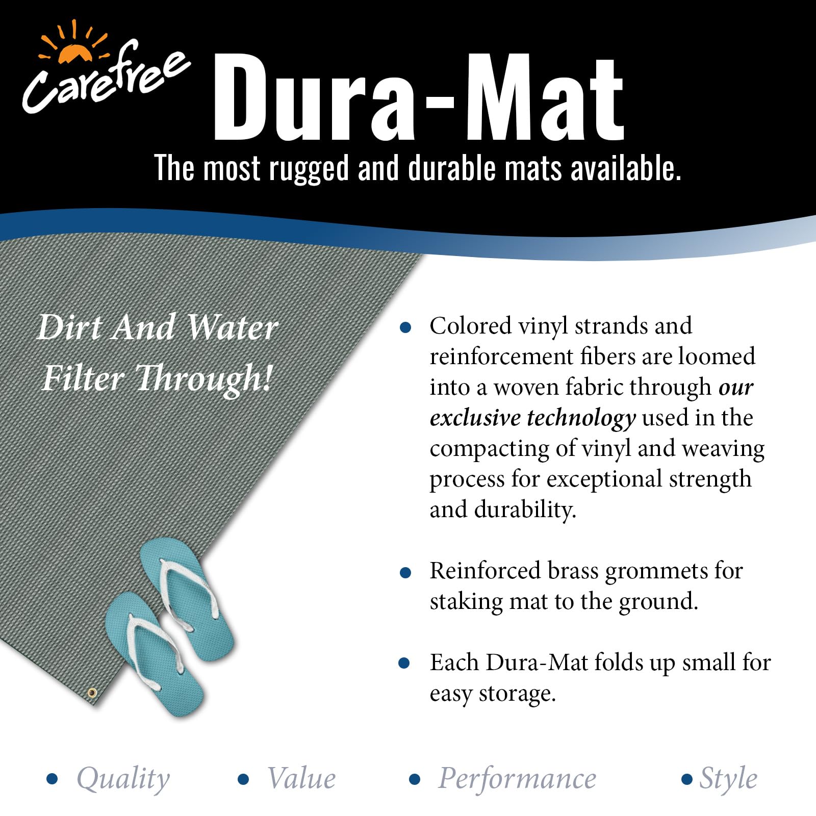 Dura-Mat Carefree 182072 Brown 8' x 20'