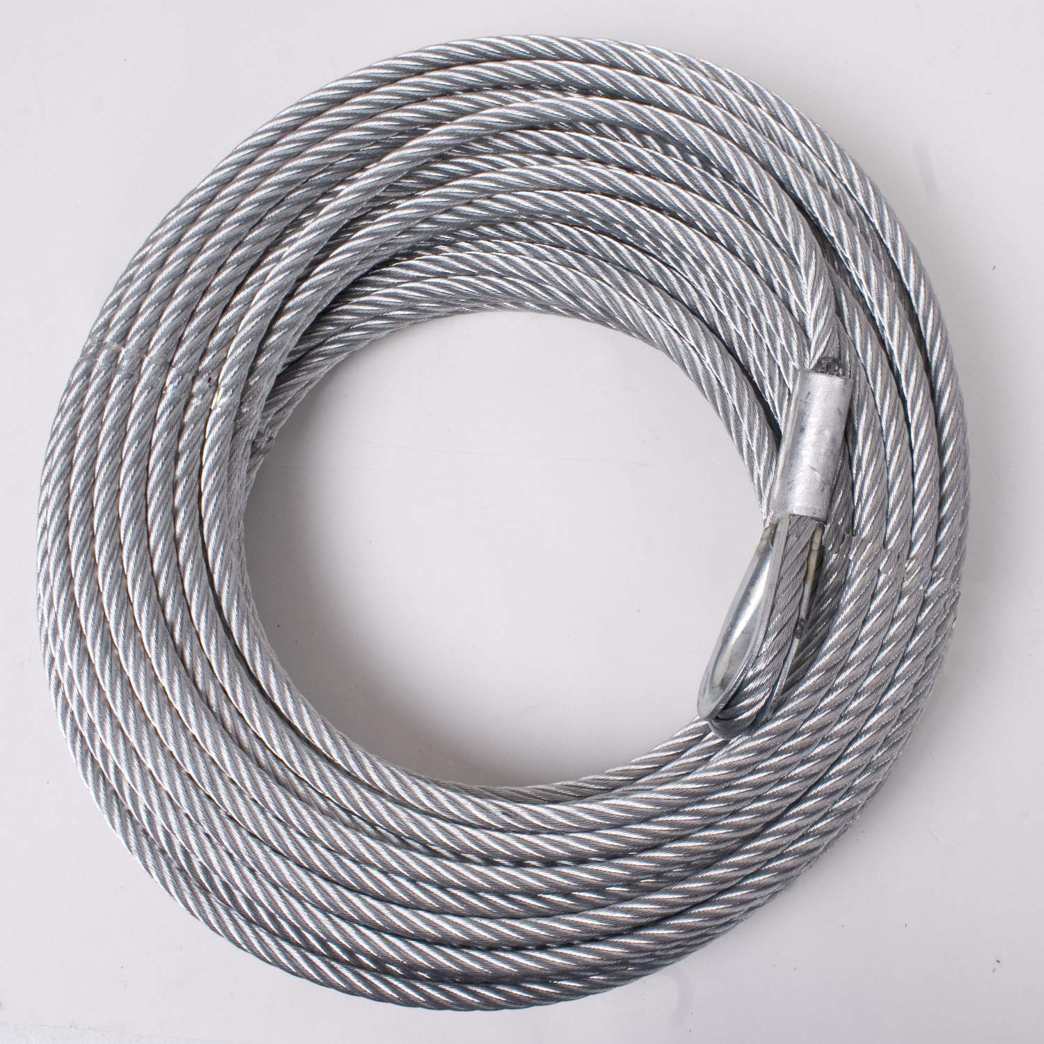 Winch Cable, Rugged Ridge | 23/64 Inch x 94 feet, Steel | 15103.02