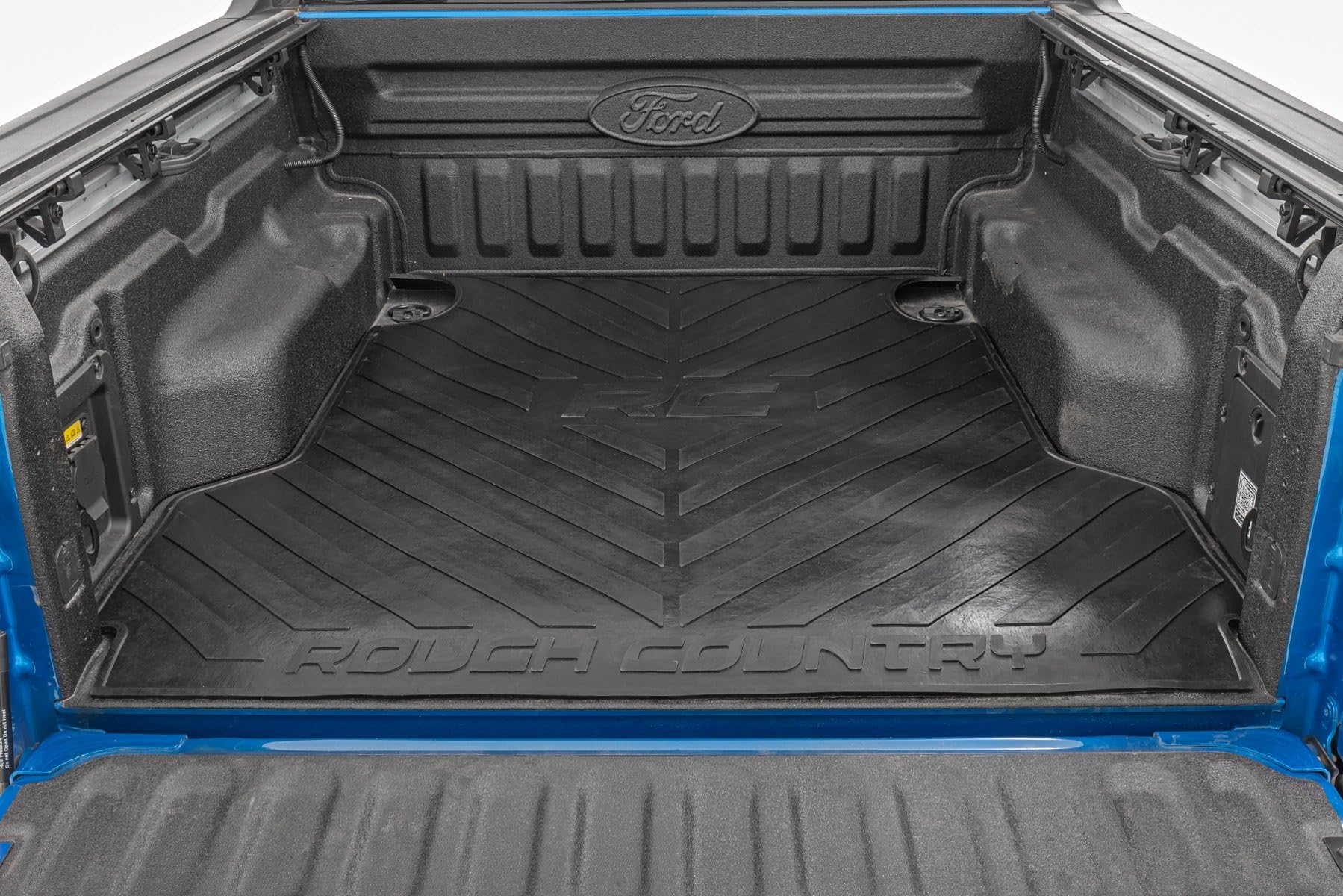 Rubber Bed Mat Rough Country for Ford Maverick (2022-2025) - Fits 4'6" Bed, Non-Slip, Virtually Indestructible Truck Bed Protection