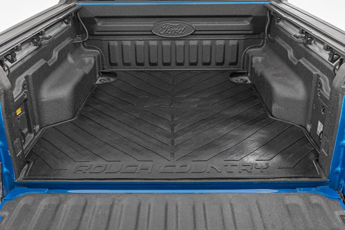 Rubber Bed Mat Rough Country for Ford Maverick (2022-2025) - Fits 4'6" Bed, Non-Slip, Virtually Indestructible Truck Bed Protection