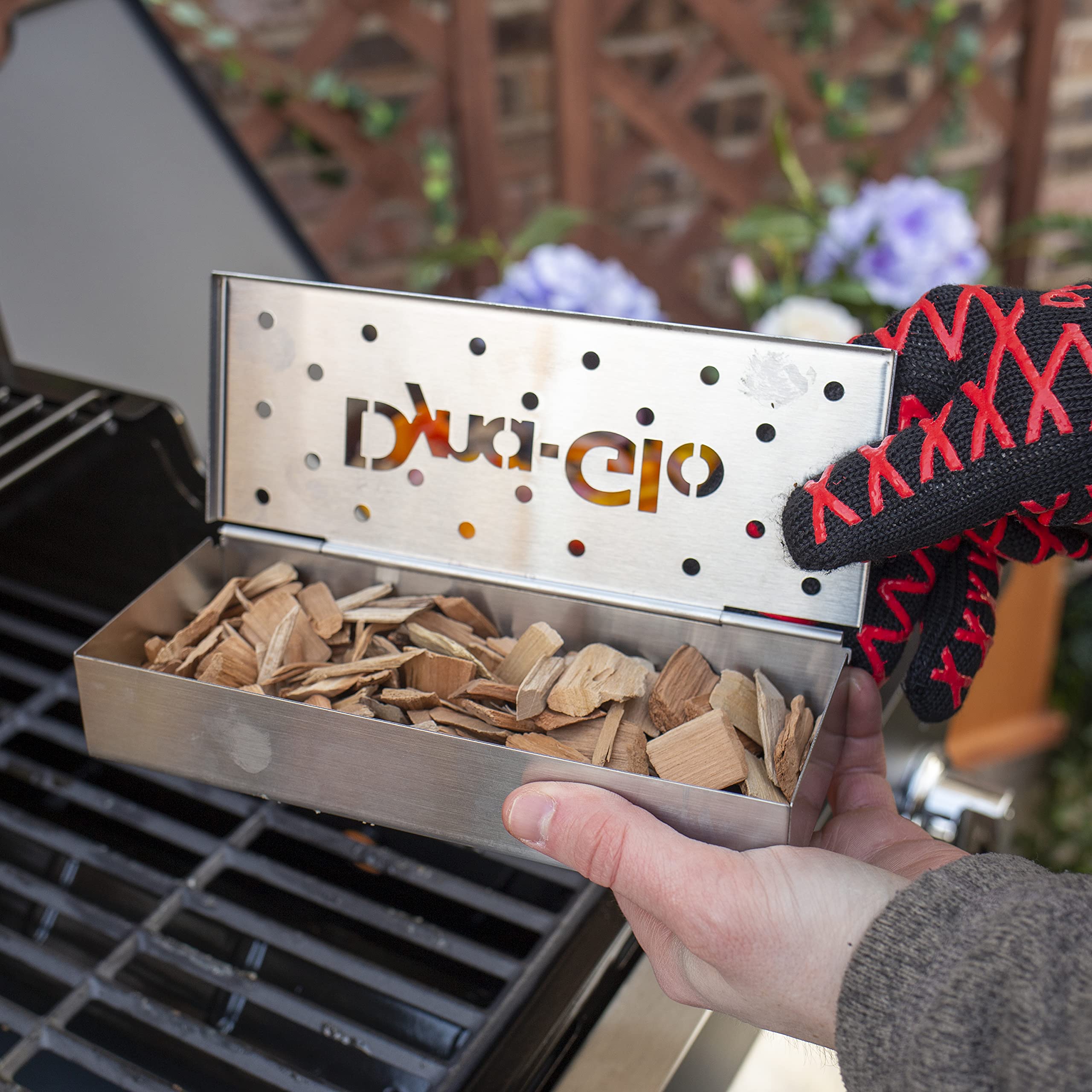 Stainless Steel Hinged Smoker Box