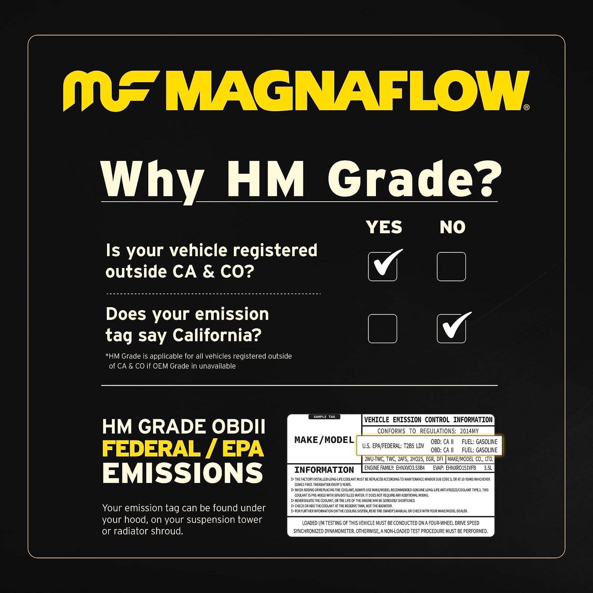Universal MagnaFlow Catalytic Converter (3.0") 99109HM