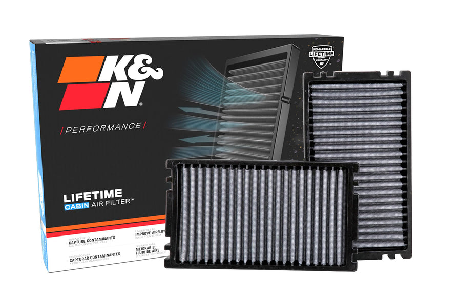 Cabin Air Filter K&N LIFETIME: Premium, Washable, Clean Air for your Cabin: Compatible with Select 1999-2002 CHEVY/GMC/CADILLAC Trucka and SUV Vehicle Models, VF1000