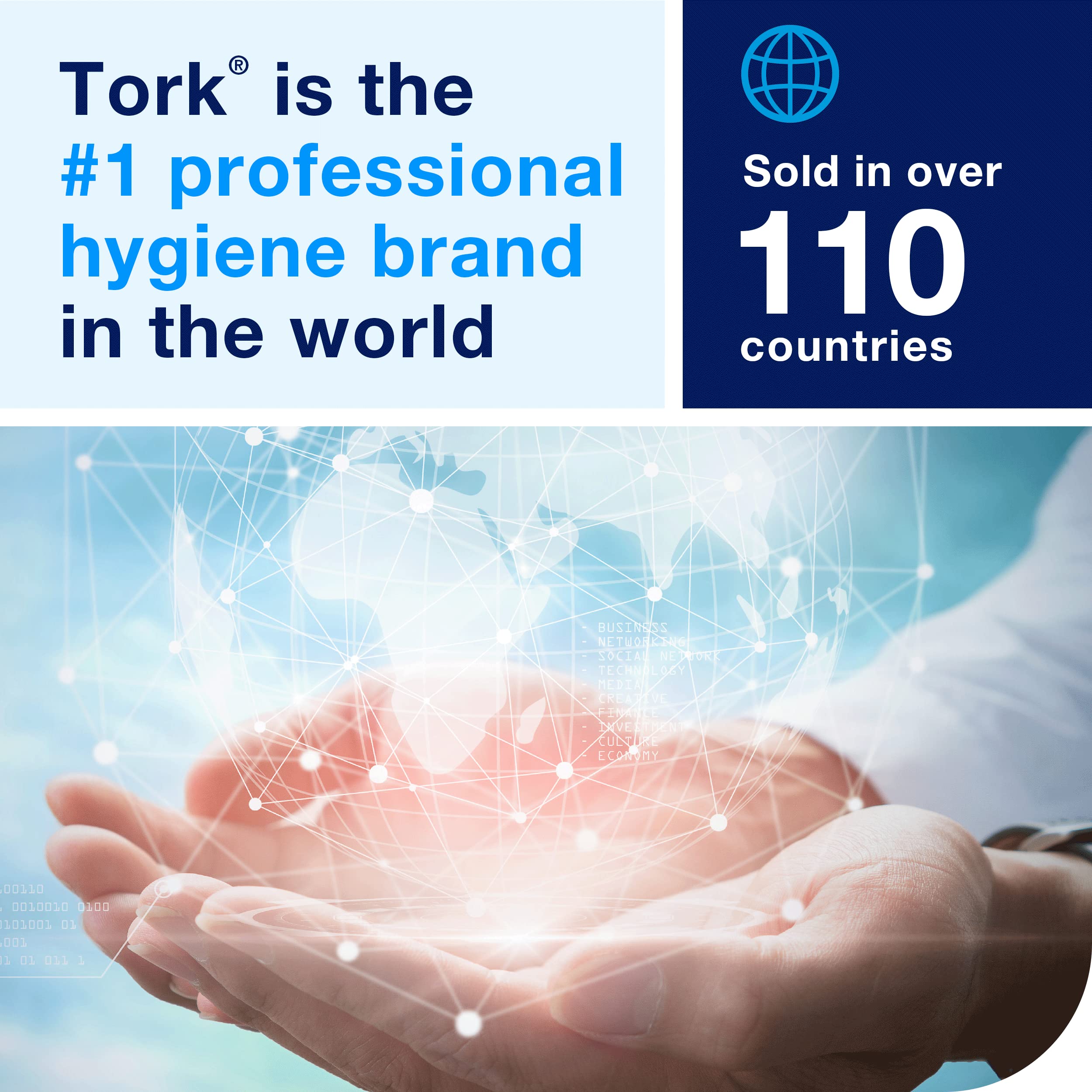 Tork Hand Towel Multifold, Natural, 100% recycled, FSC certified, Compatible with H2 Dispensers, 16 packs x 250 sheets (MK520A)
