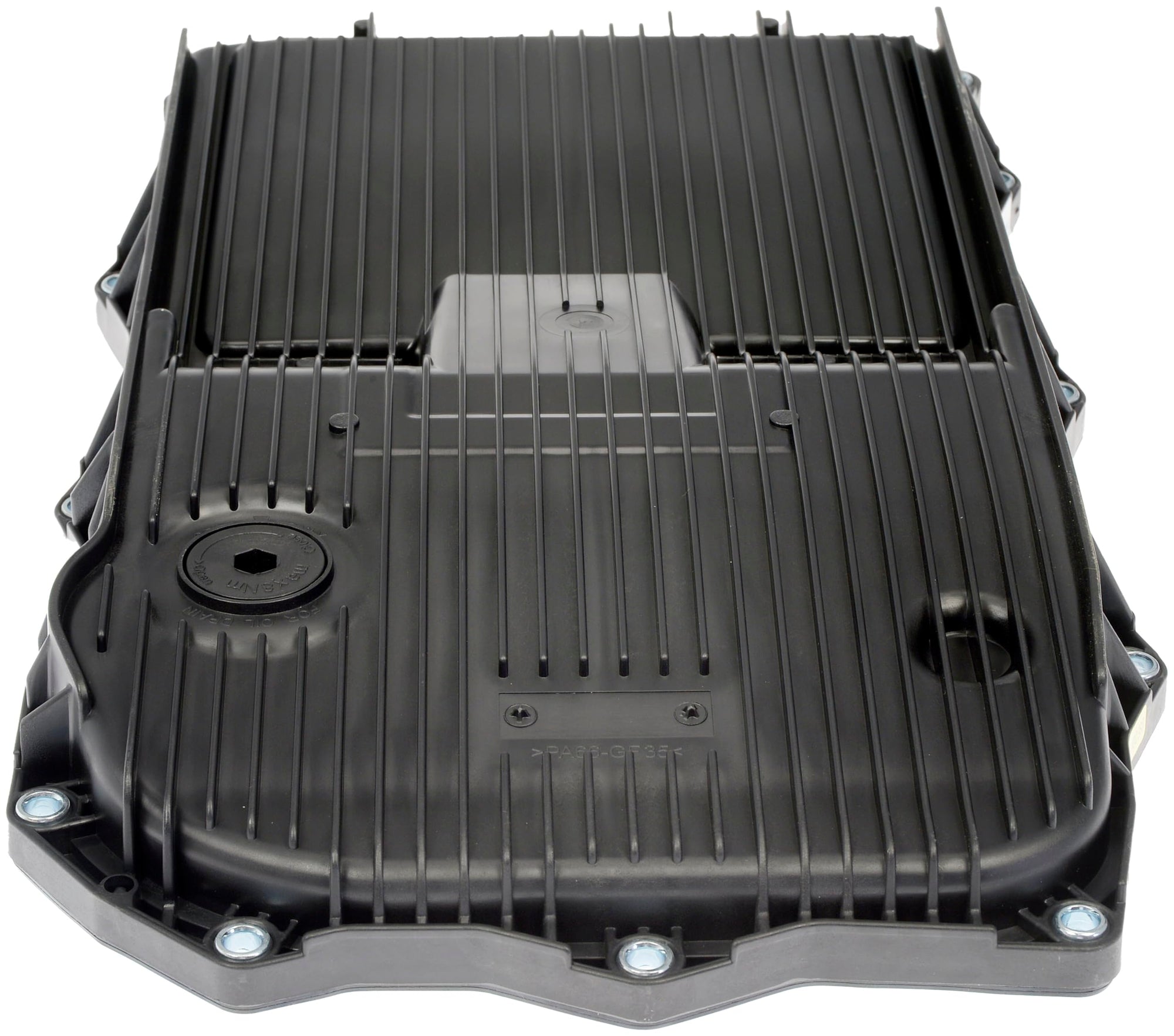 Transmission Pan Dorman 265-850 With Drain Plug, Gasket And Bolts Compatible with Select Models (OE FIX)