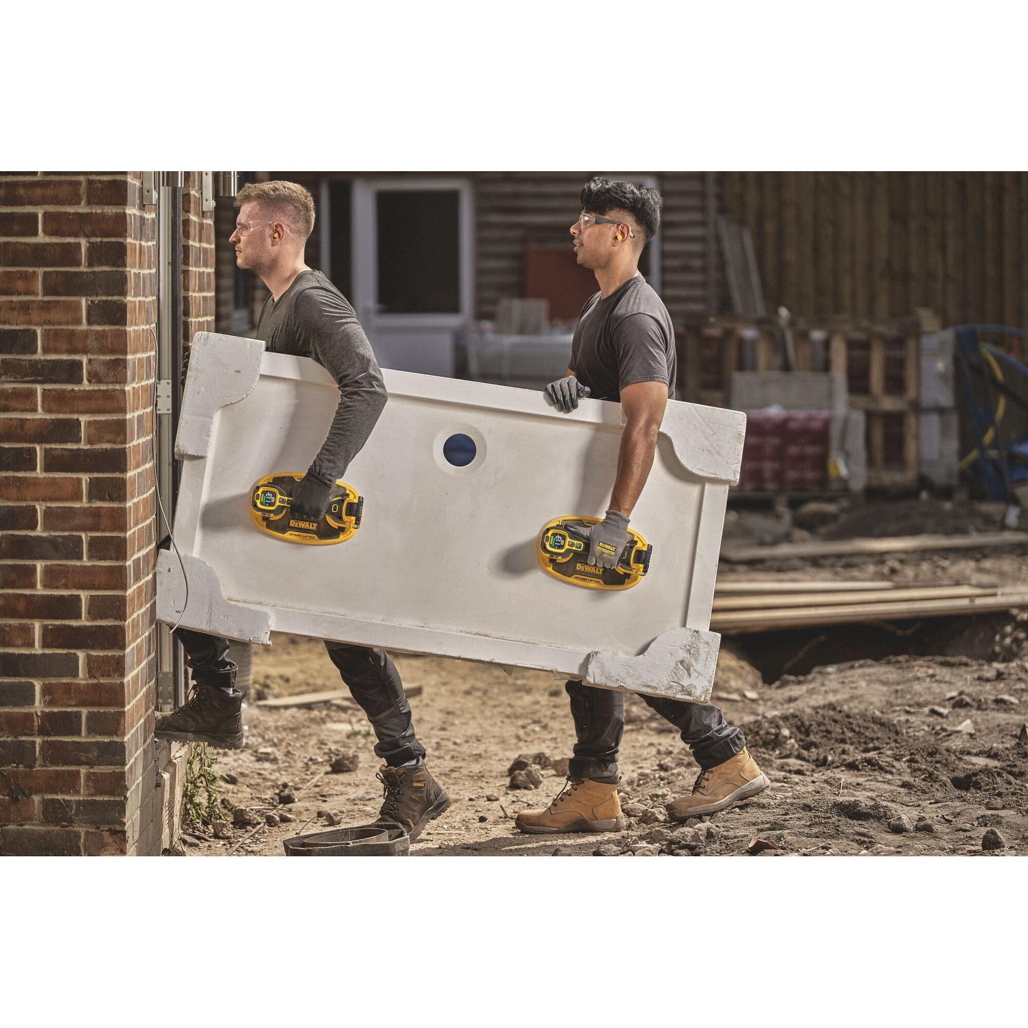 GRABO DEWALT 20V MAX Cordless Suction Lifter Kit with Battery and Charger Included, Lift-load Capacity of Up to 265 lbs. (DCE592D1)
