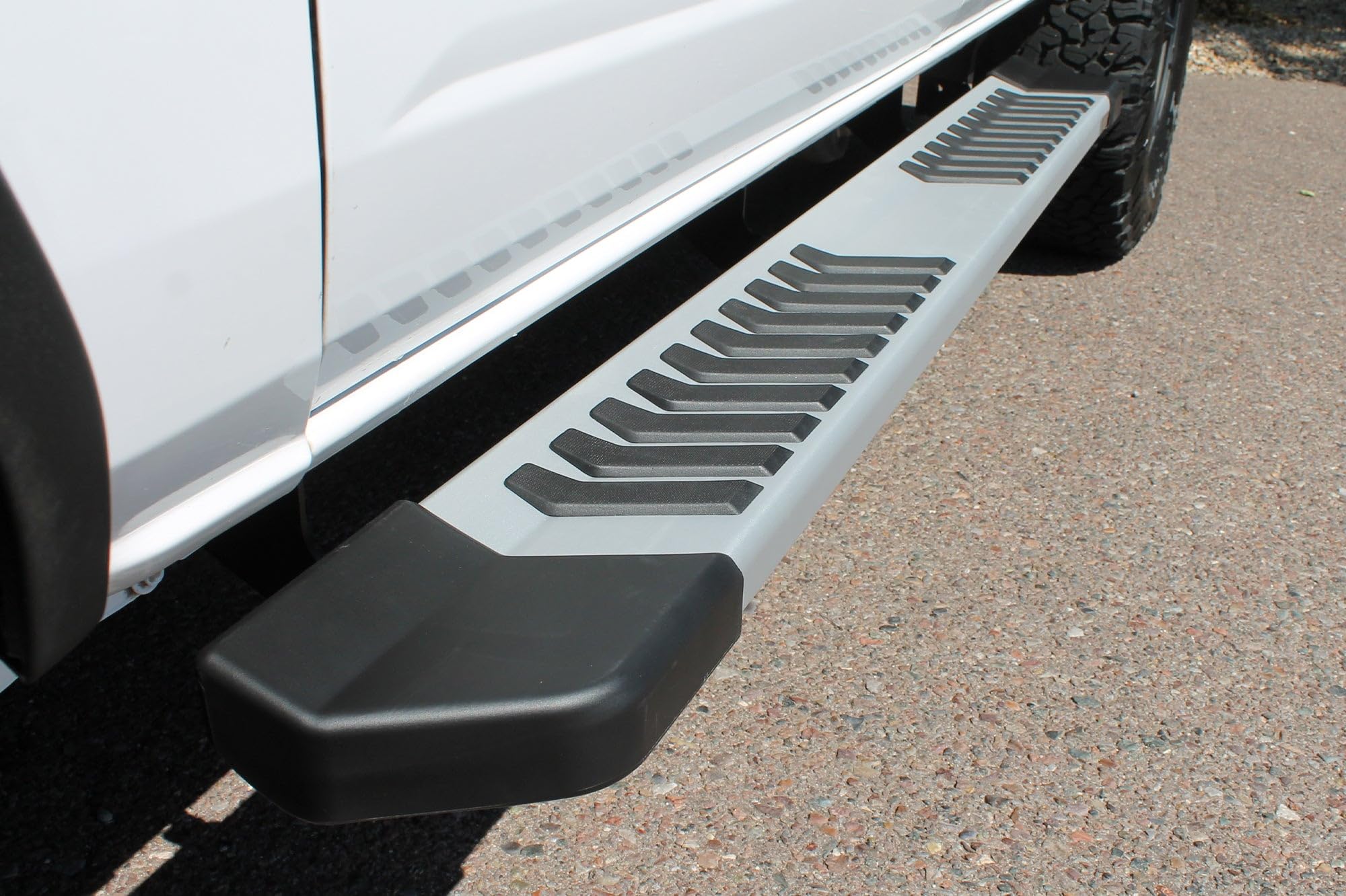 Running Boards Raptor Series Steps 6in OEM Style Aluminum Compatible with 21-26 Bronco 4-Door