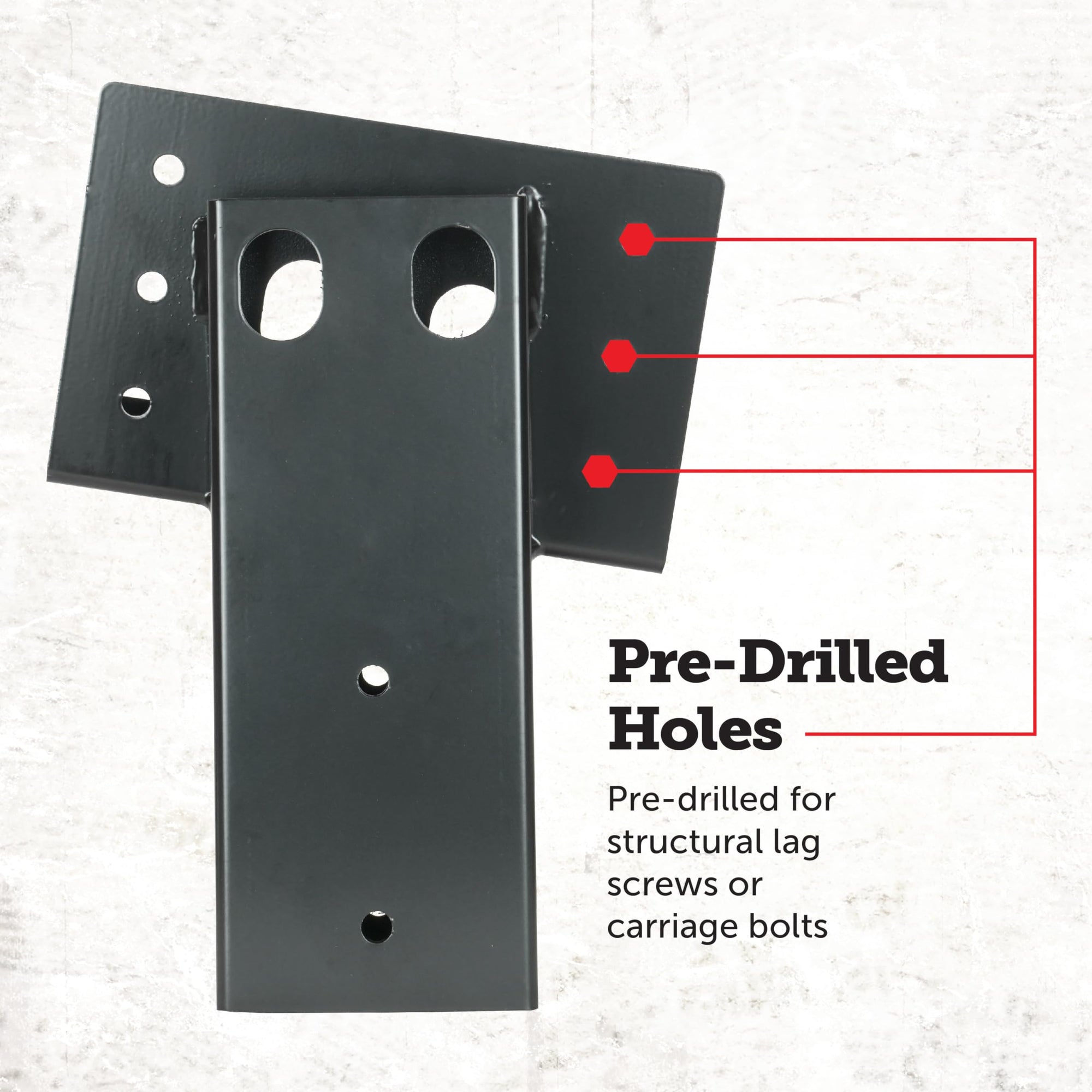 4x4 Elevator Brackets, Elevators Double Angled Construction-Grade Steel, Ideal for Hunting Stands, Tree Houses, Decks, and More, 4-Pack