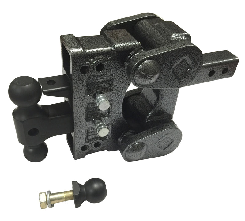 GEN-Y 4-Receiver GH-1224 2" Shank 16K Lb. Trailer Torsion Drop Hitch w/5" Drop