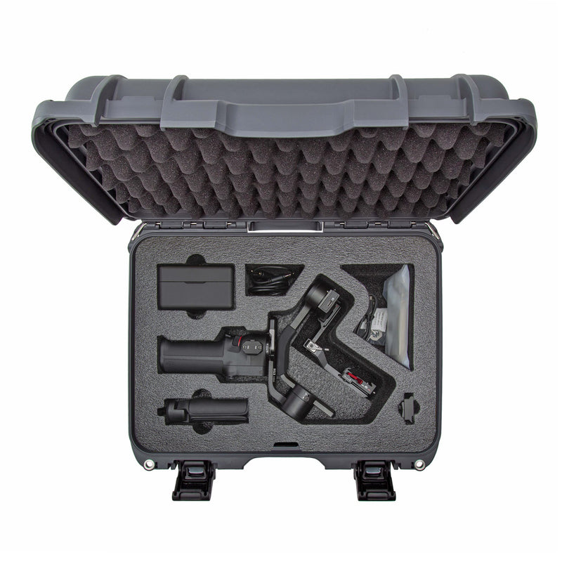Nanuk Waterproof Hard Case 920 with Custom Foam Insert for DJI Ronin-S 3 Mini - Graphite