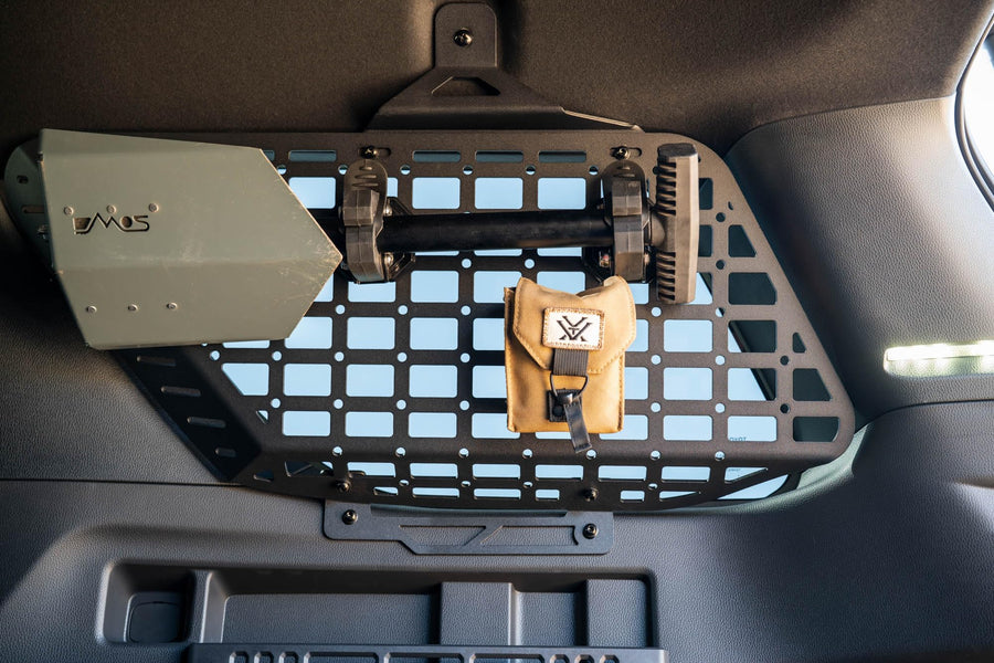 DV8 Offroad Molle Panels for Rear Window Pocket 2025 Toyota 4Runner | Enhances Your Rear Cargo Storage Space | Rattle-Free Fitment | Conforms to The Shape of Your Windows | Keeps Gear Secure | Steel