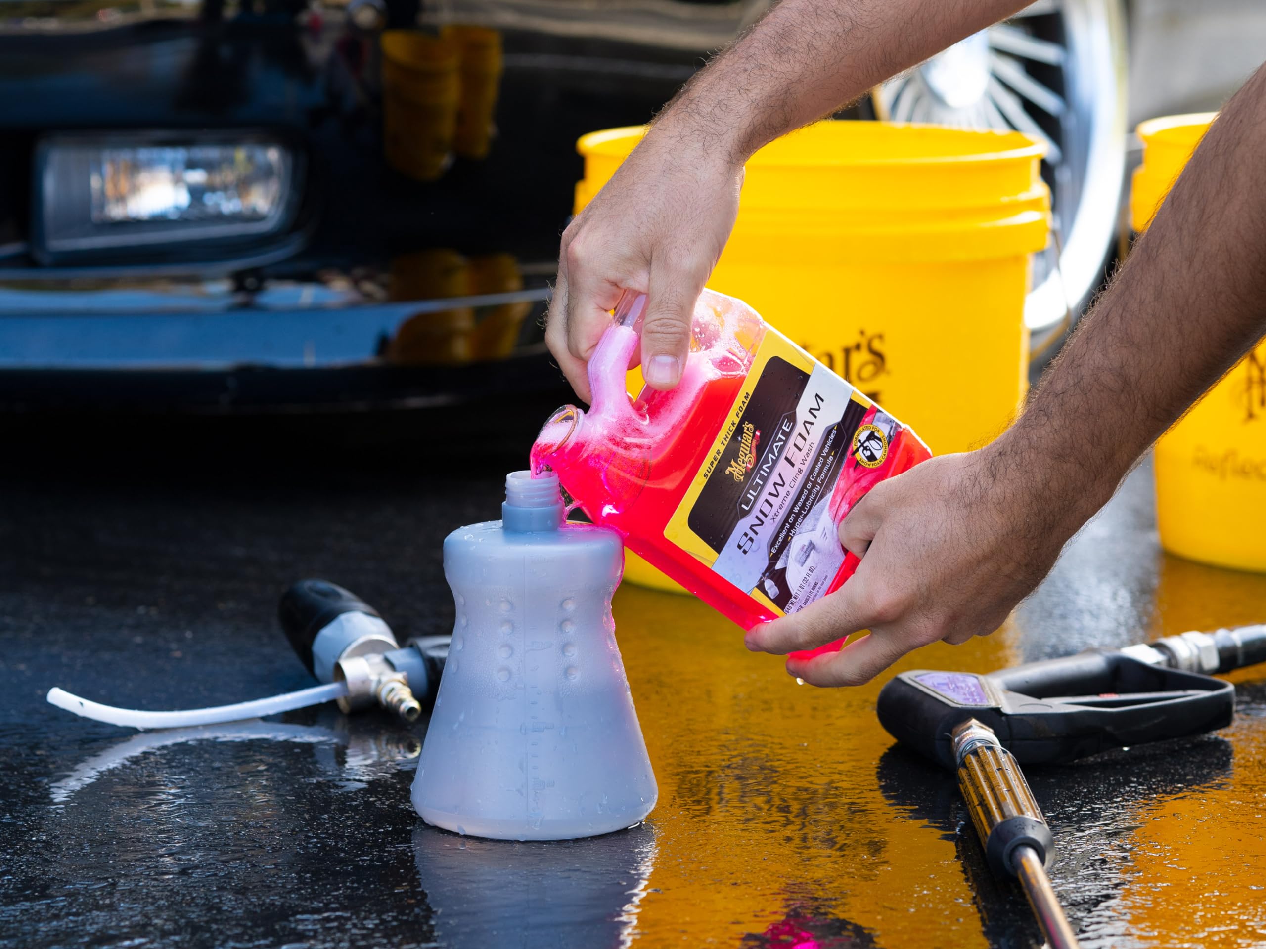 Ultimate Snow Foam Wash Meguiar's, Foaming Car Wash Formulated for Foam Cannons & Foam Guns, 32oz