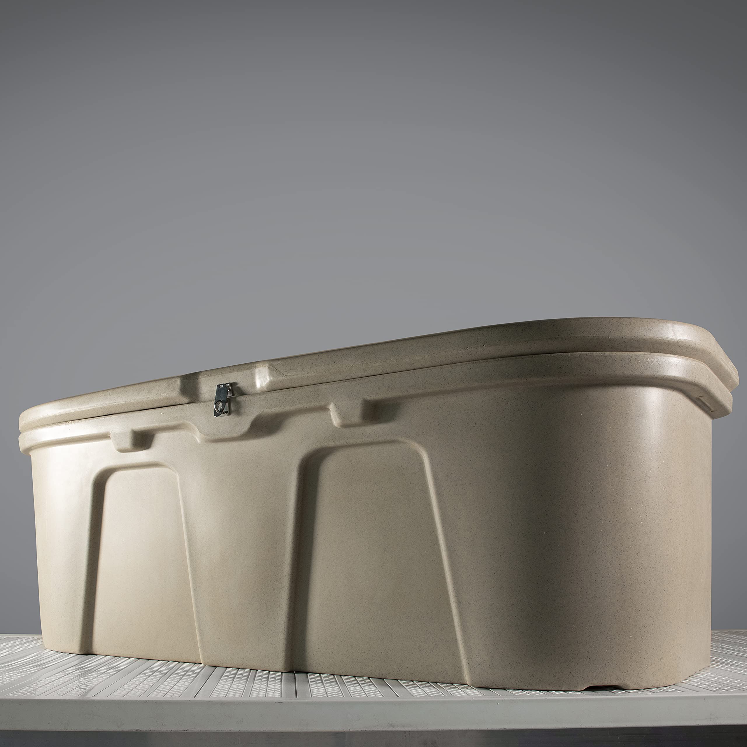 Stow 'N Go Dock and Patio Storage Box, Taylor Made Products Sandstone 67.75"L x 27.75"W x 26"H