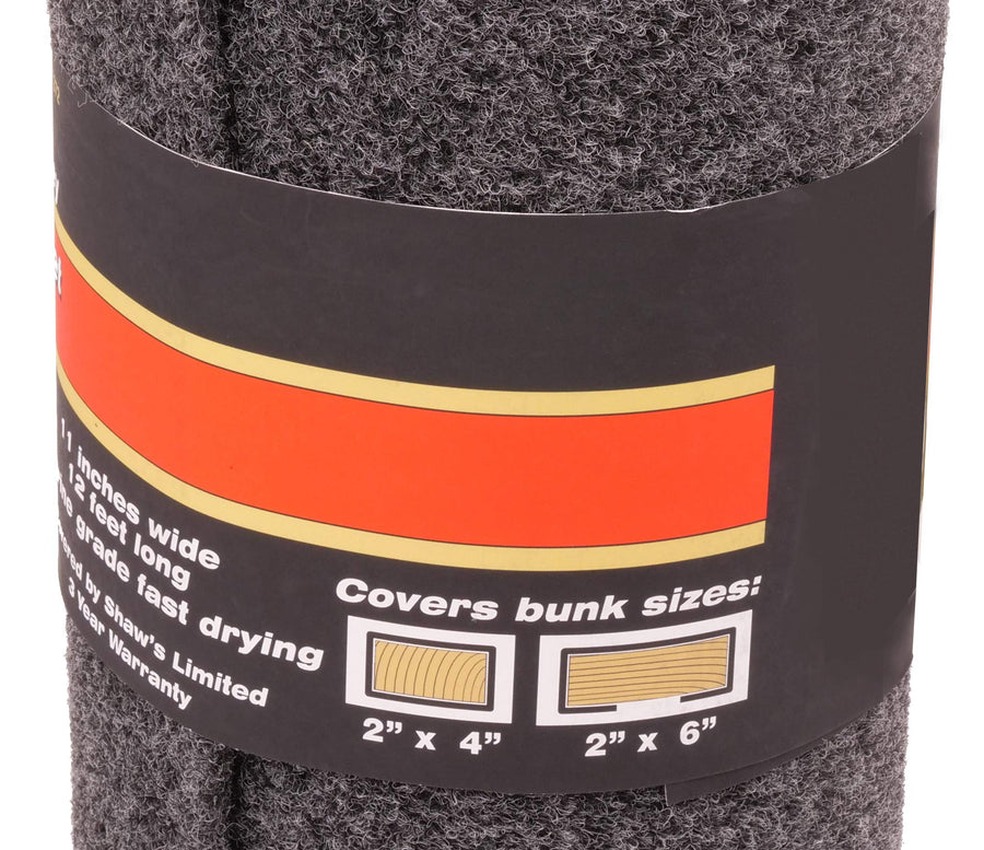 Trailer Roll Carpet - CE Smith - Boat & Trailer Accessories & Replacement Part - 11” x 12’ - Grey (11372)
