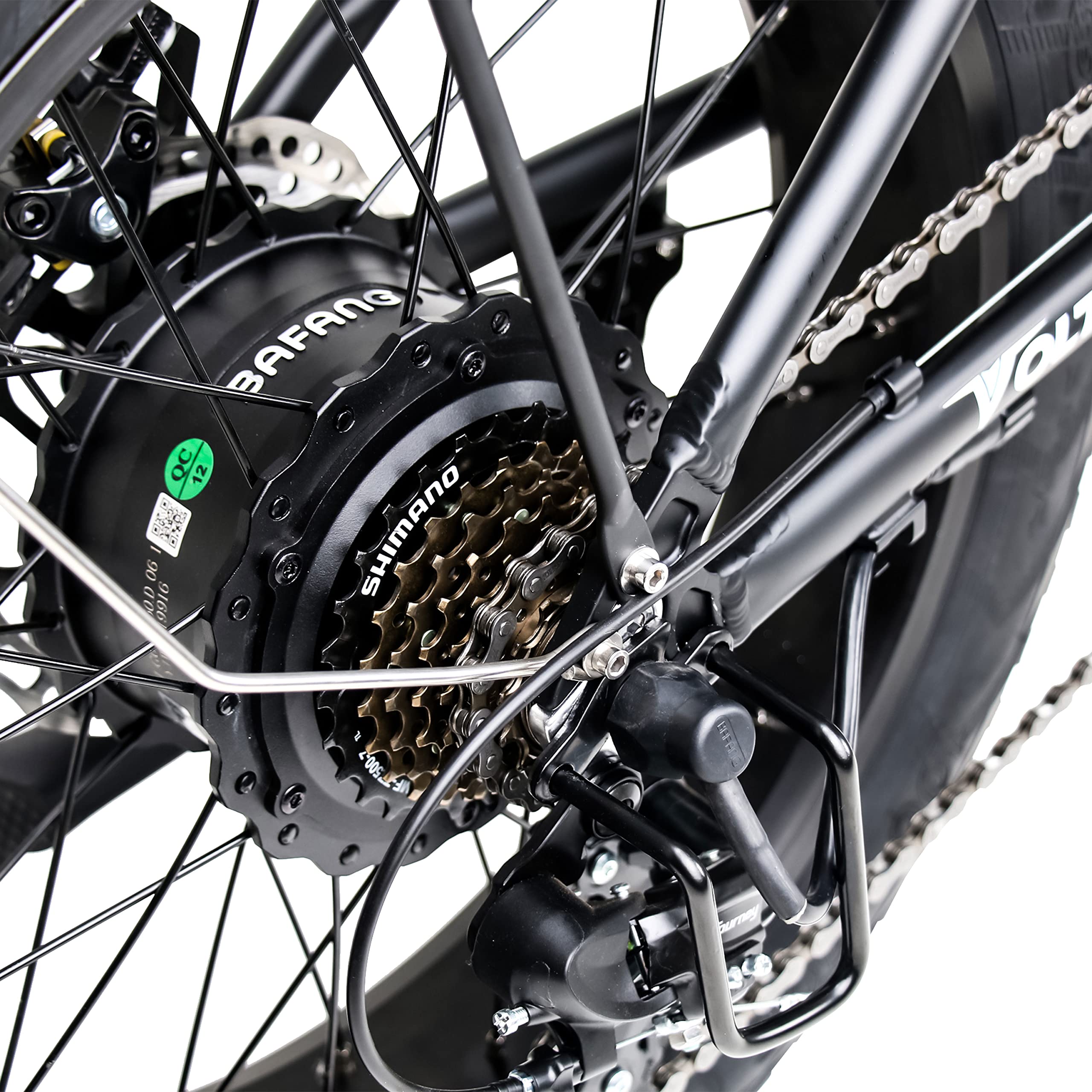 20EB-FOLDBLK Voltour 20" Folding E-Bike Standard Frame - 750W, Black
