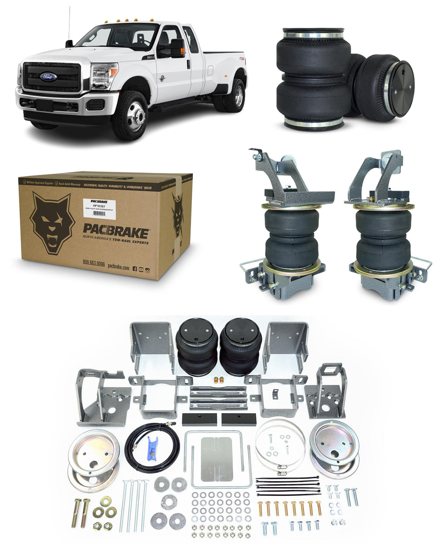 Pacbrake ALPHA XD 7500 HP10387-X Air Spring Suspension Kit Compatible with Ford F-250/350 2011-2016