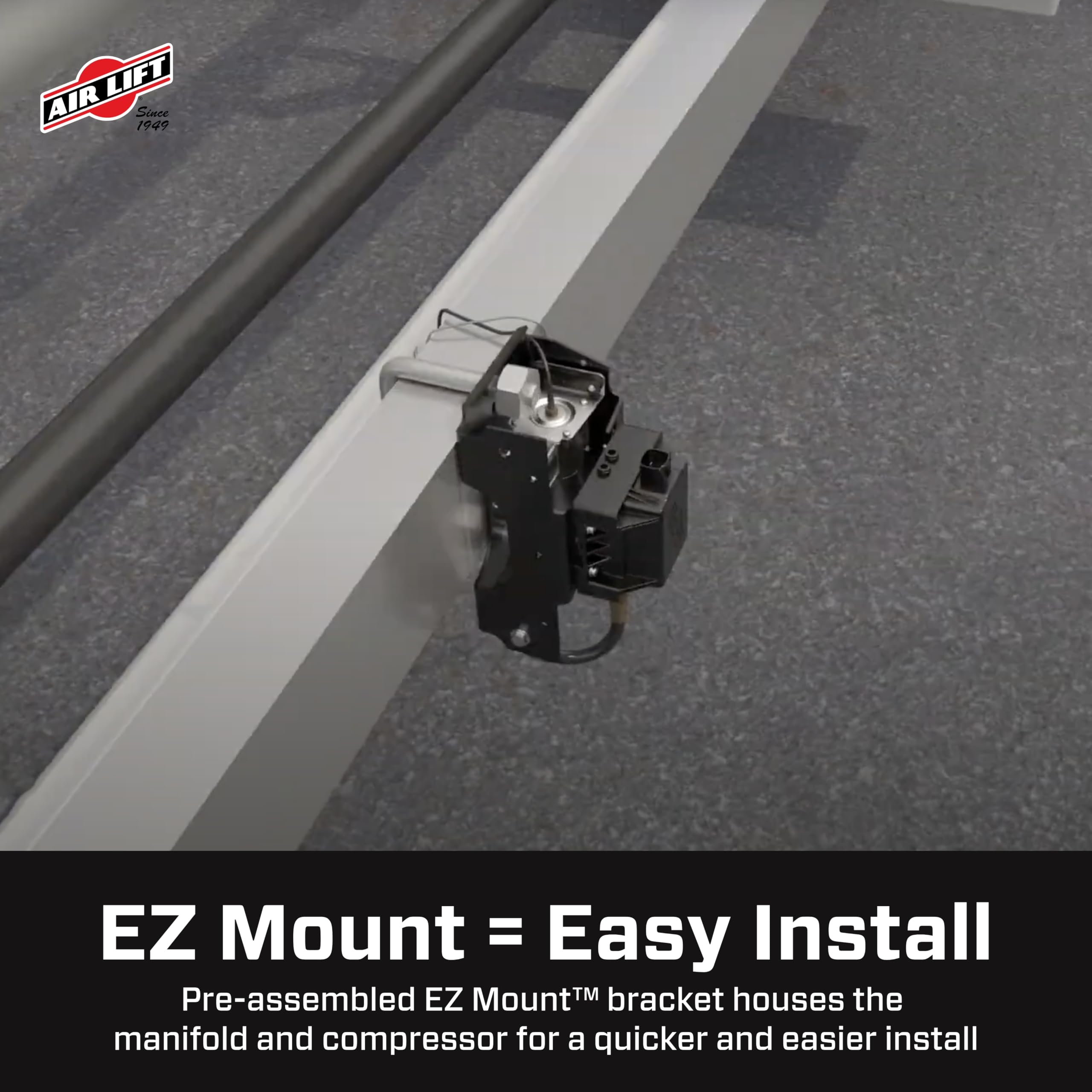 Air Lift EZ Mount WirelessAir Tank Plus On-Board Compressor System - 74100EZ