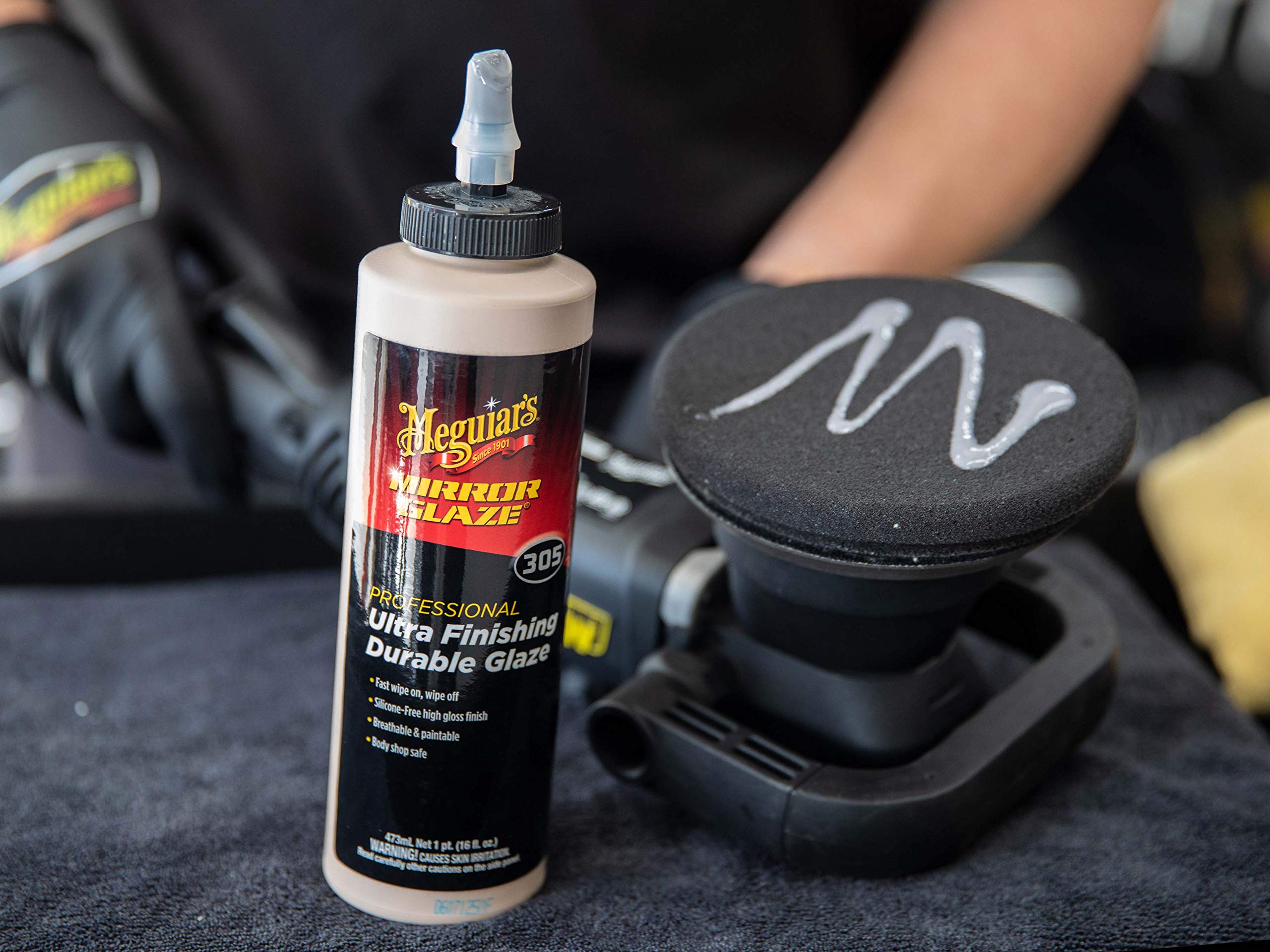 Mirror Glaze Meguiar's M30516 Ultra Finishing Durable Glaze, 16 Fluid Ounces