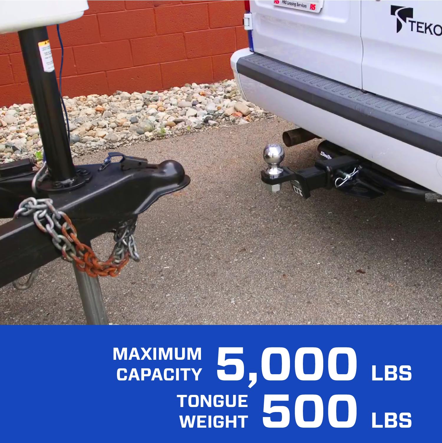 9" Draw-Tite Trailer Hitch Ball Mount, Fits 2 Inch Square Receiver, 11 Inch Drop, 9.75 Inch Rise, 5,000 lbs. Capacity
