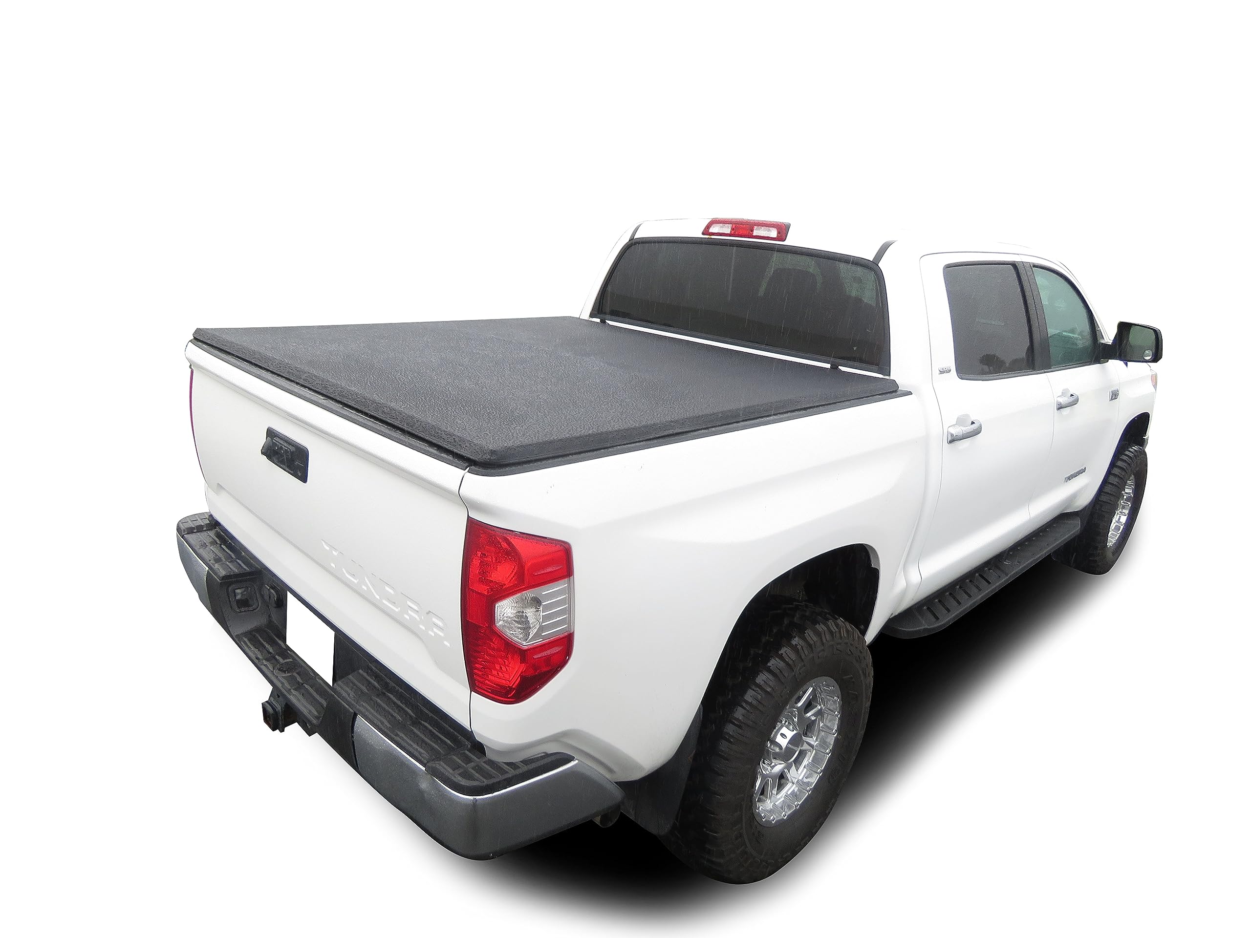 Premier Black Horse Soft Trifold Truck Bed Tonneau Cover Compatible with 2014-2021 Toyota Tundra 6.5ft bed-PRS-TO11