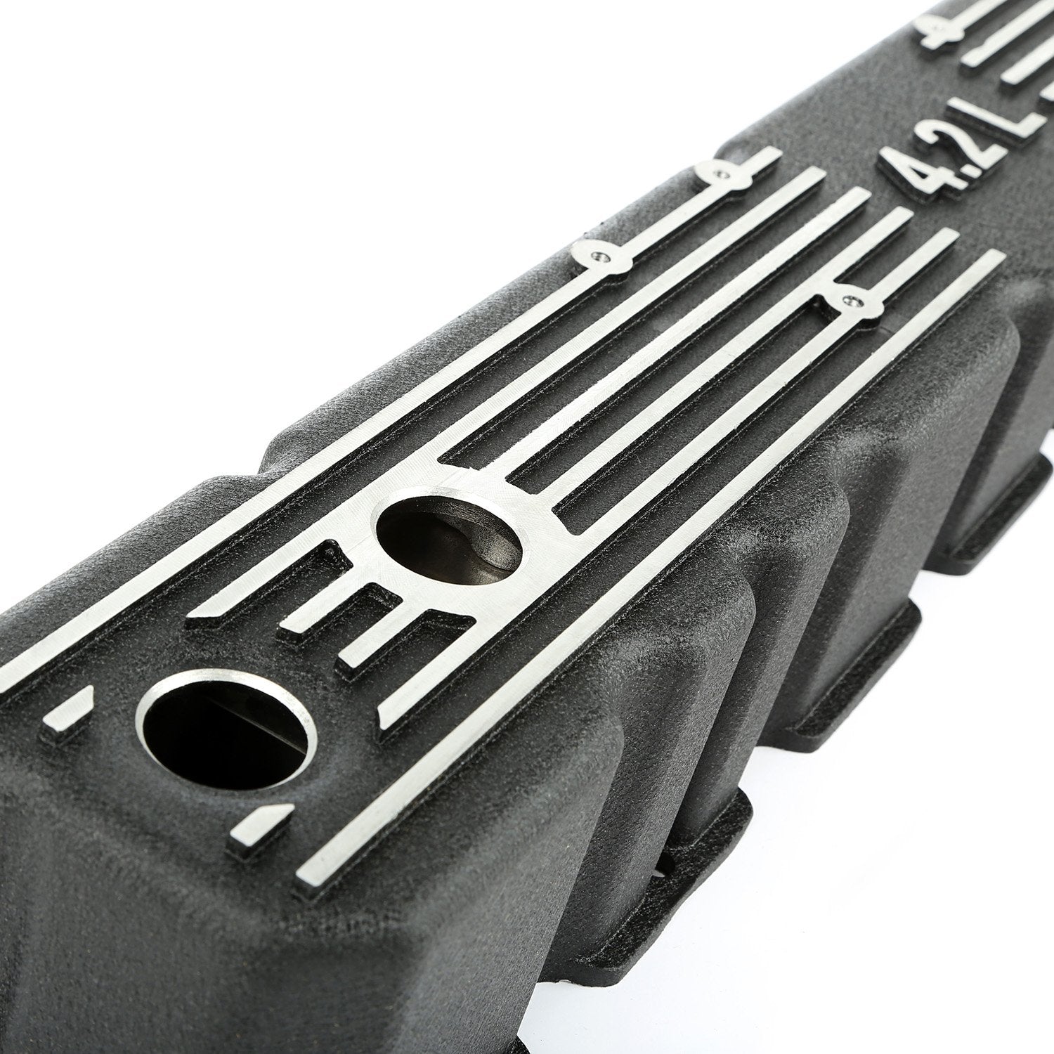 17401.21 | Omix | Engine Valve Cover Kit, Black, Aluminum | OE Reference: 83501398-ALB | Fits 1981-1986 Jeep CJ 4.2L