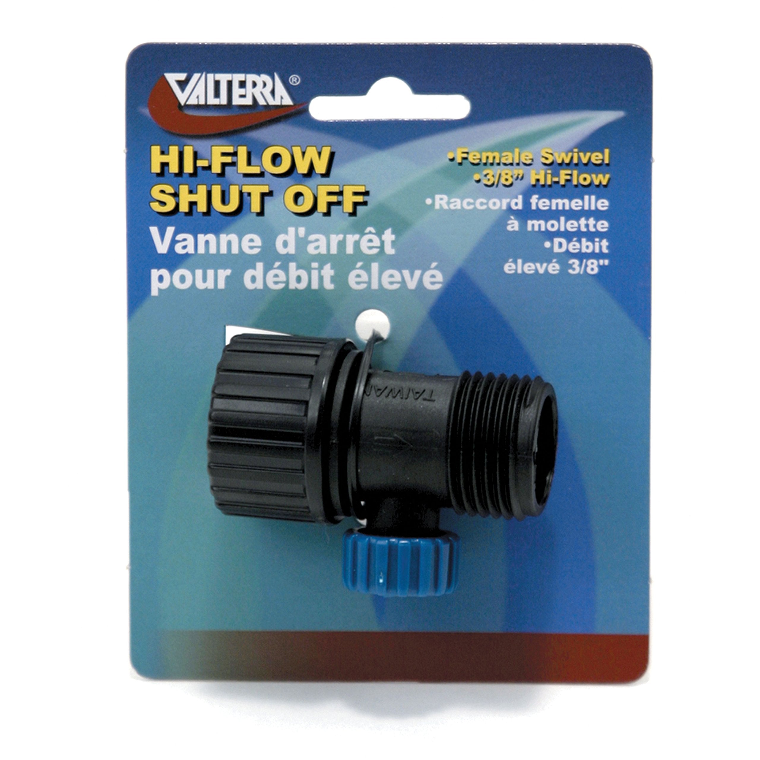 Hi-Flow Valterra A01-0144VP Shut-Off Valve , Black