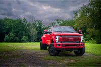 Morimoto LED DRL XBG Grille Fits Ford Superduty 17-19, Plug and Play Paintable Black Grille with White LED DRL (XBG05)