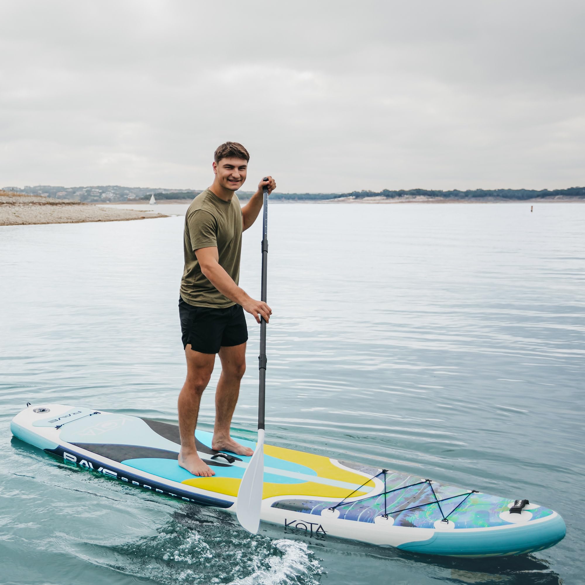 Kota iSUP RAVE Sports 11'2" Stand-Up Paddleboard, Borealis