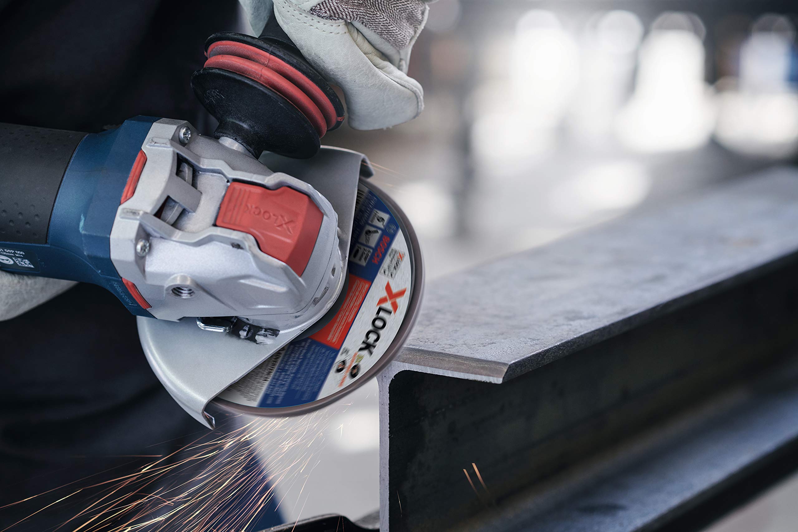 Bosch 4-1/2 In. GWX10-45DE X-LOCK Ergonomic Angle Grinder with No Lock-On Paddle Switch