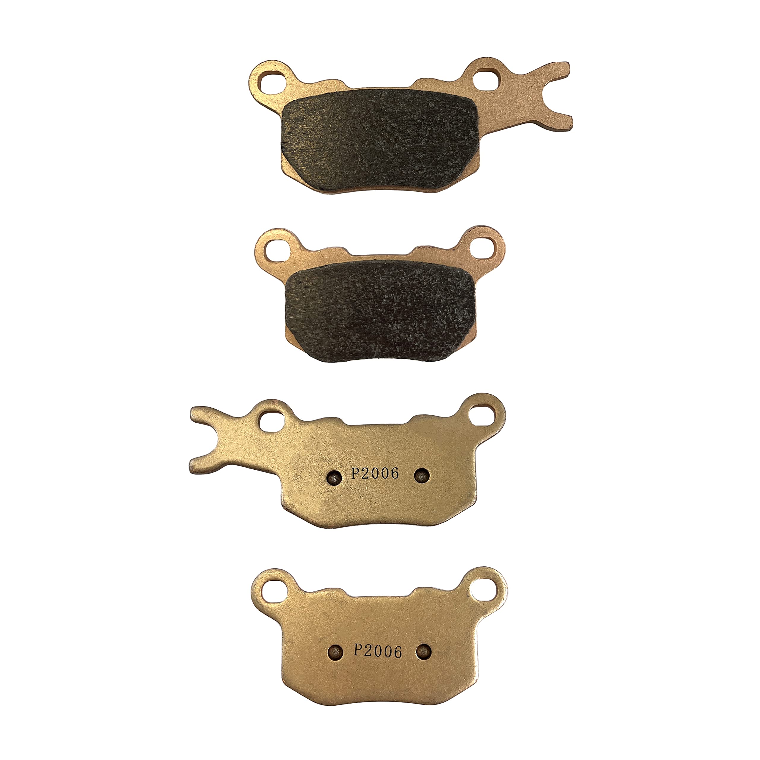 Demon Rear Left Powersports Sintered Brake Pads (2016) Can Am Defender HD8/HD10, Built In High-Density Sintered Metallic Material Better Grip, Reduced Brake Fade (See Fitment Details in Description)
