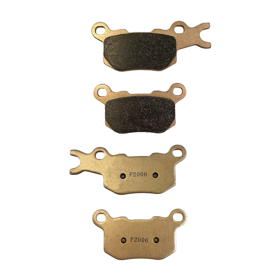 Demon Rear Left Powersports Sintered Brake Pads (2016) Can Am Defender HD8/HD10, Built In High-Density Sintered Metallic Material Better Grip, Reduced Brake Fade (See Fitment Details in Description)