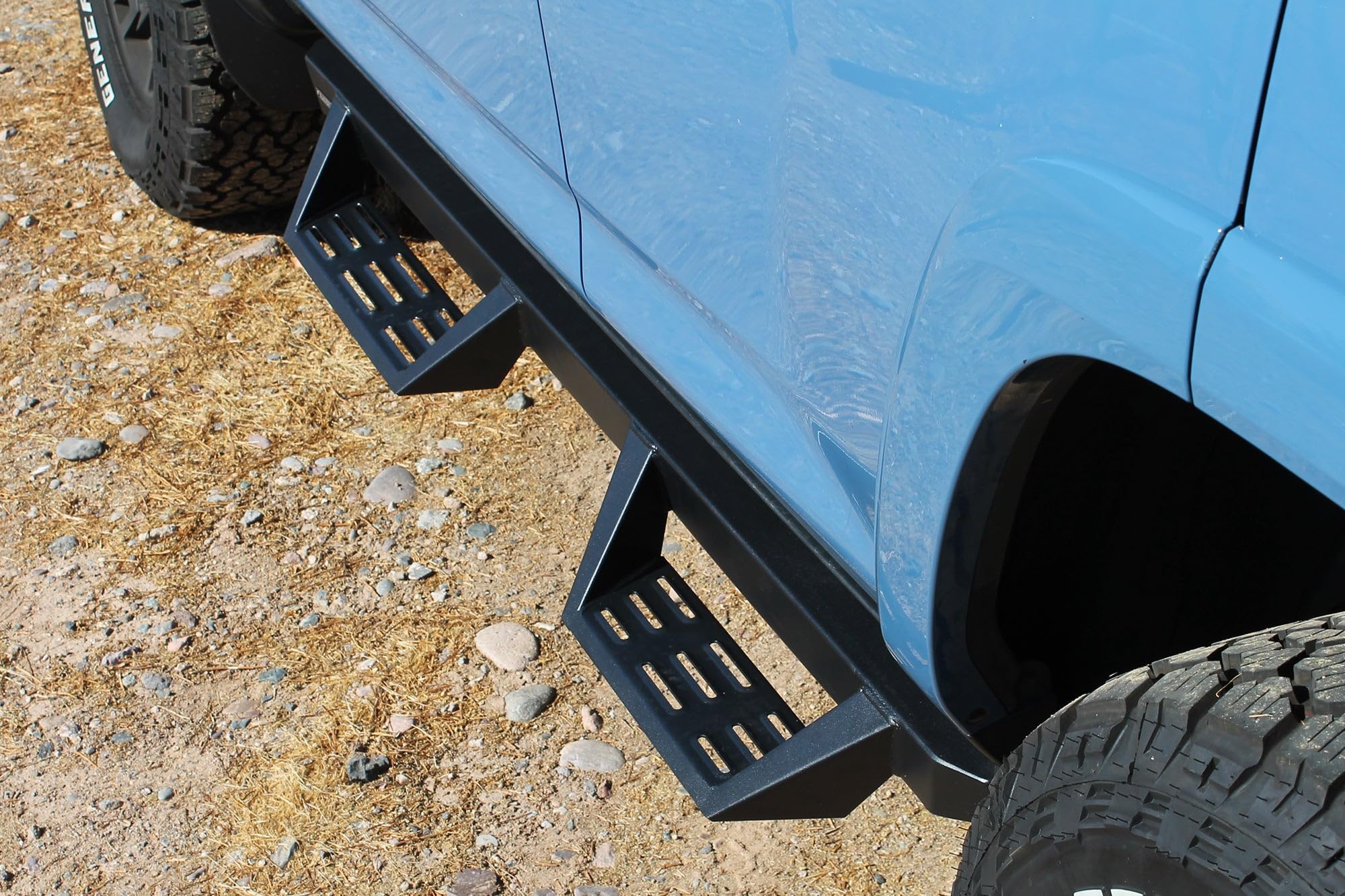 Black Magnum RT Gen 2 Drop Steps Running Boards Compatible with 2010-2024 4Runner Without Lower Door Cladding/Trim