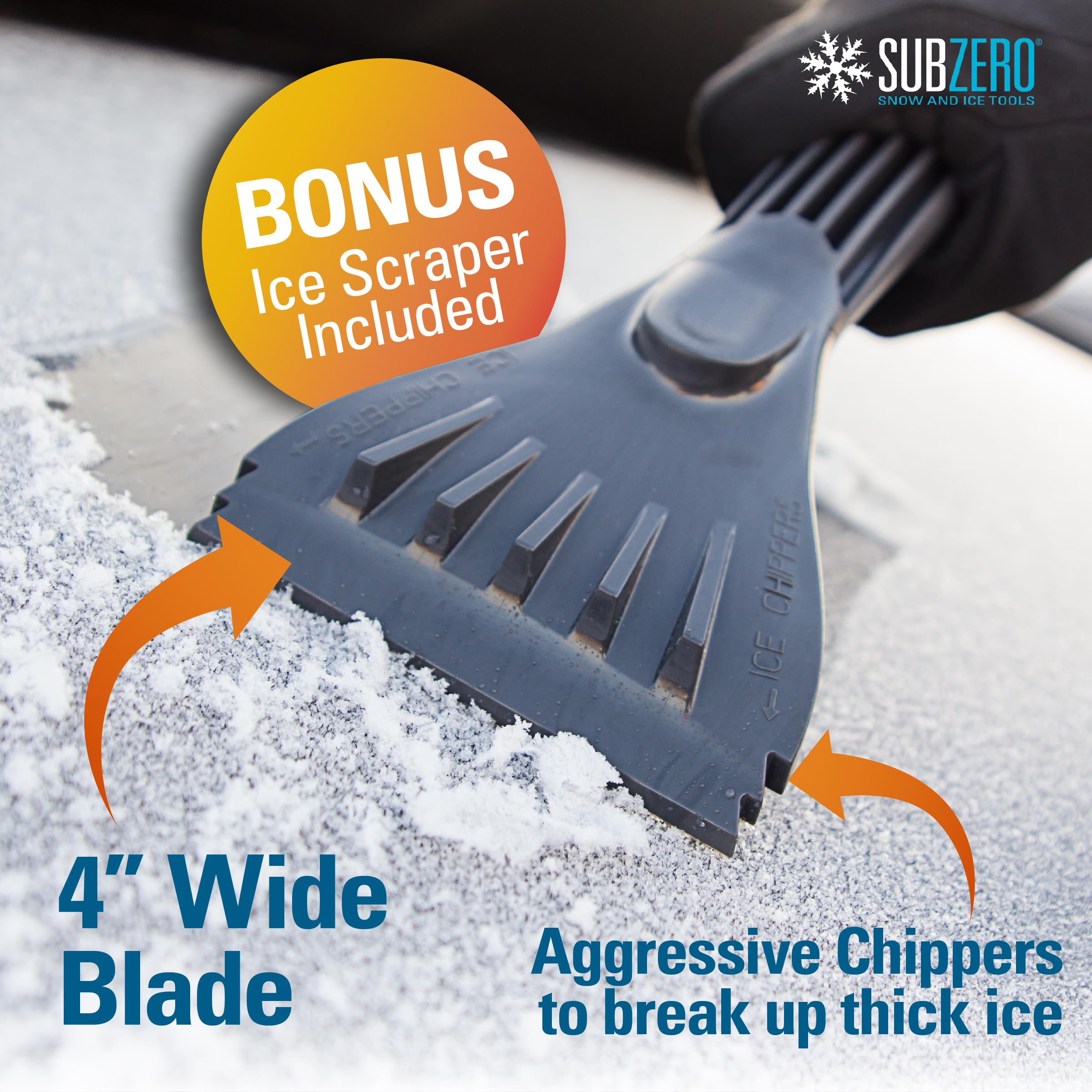 Auto Emergency Shovel SubZero 17297 with Bonus Ice Ripper